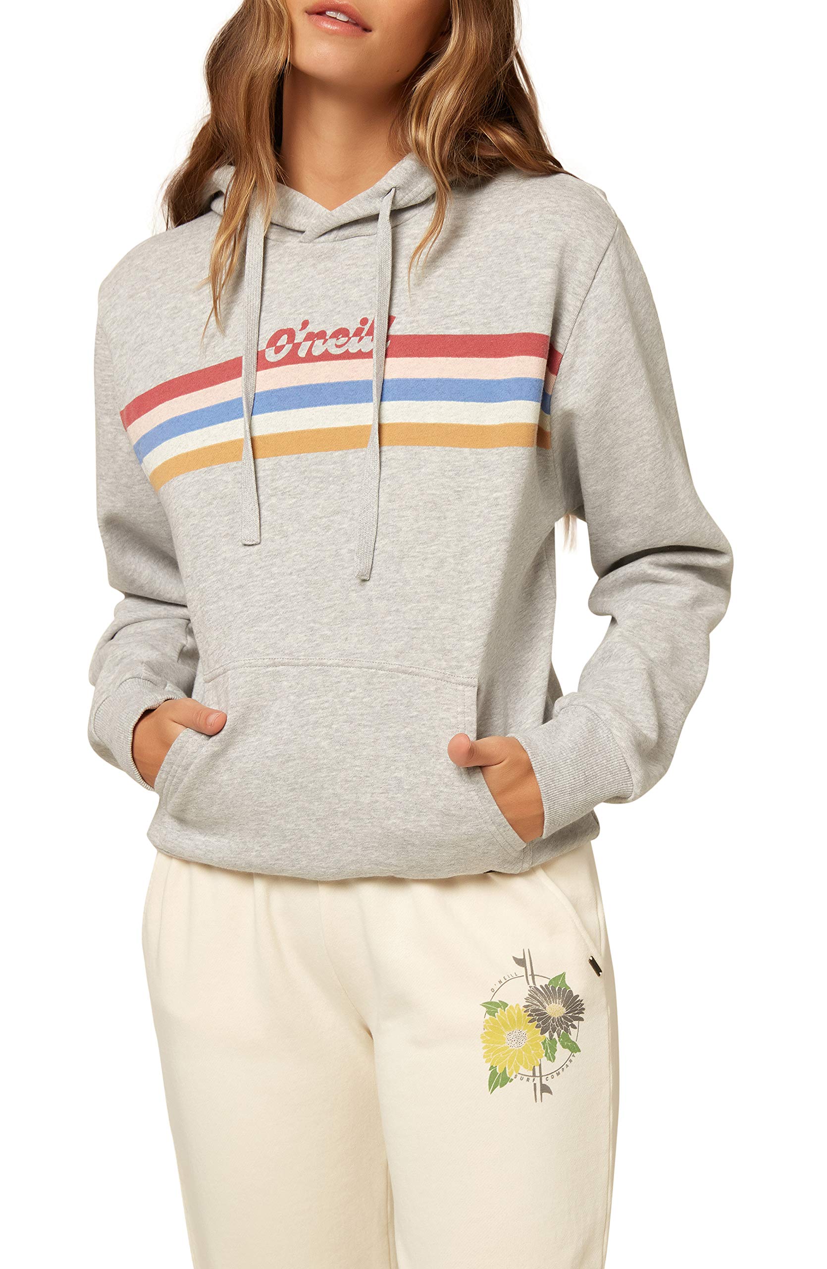 O'NEILL Women's Pullover Sweatshirt Hoodie - Soft Fleece Zip Up Hooded Sweater for Casual Wear, Gym & Outdoor Activities
