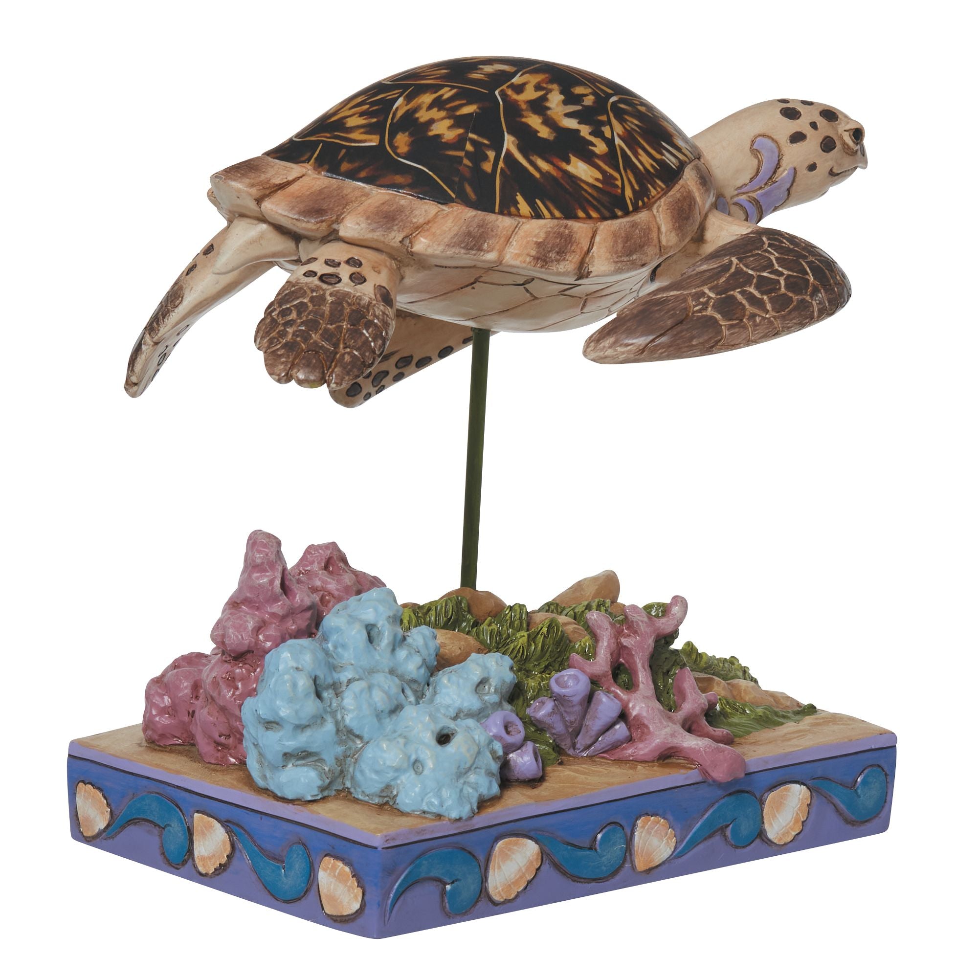 Hawksbill Sea Turtle Shell Jewelry - Handmade Eco-Friendly Pendant Necklace for Beach Lovers & Ocean Conservation Supporters | Perfect for Gifts, Beach Parties & Environmental Awareness Events