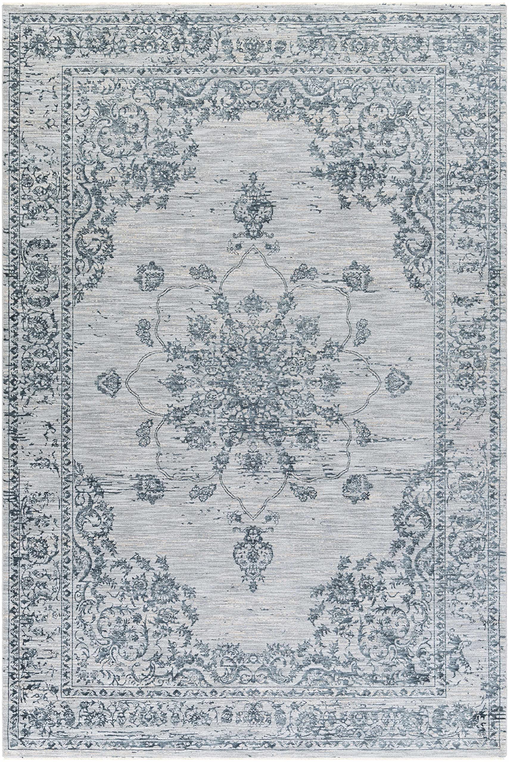 Hauteloom Wandina Traditional Beige Blue Gray 6'7