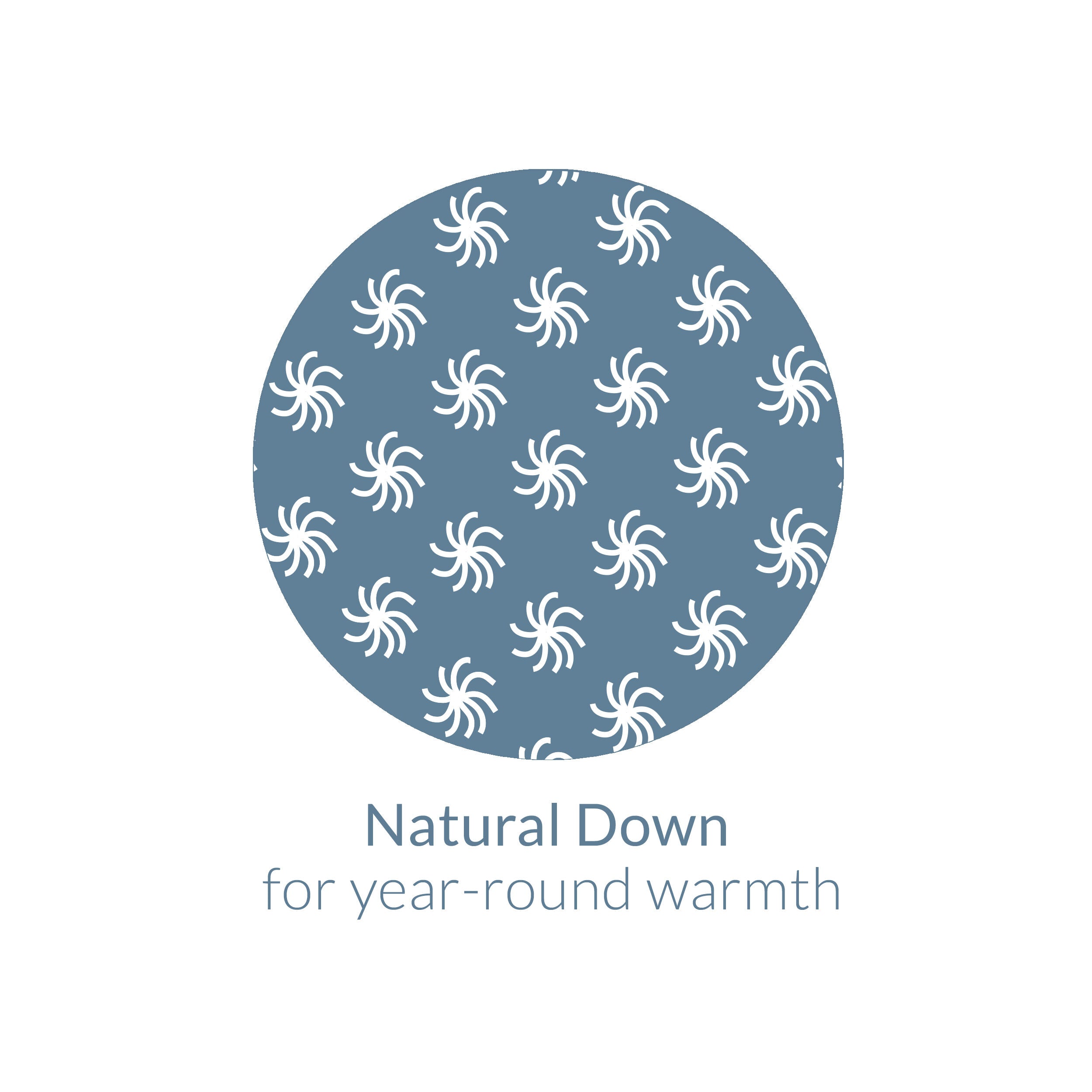 Restful Nights All Natural Down Comforter - Hypoallergenic & Breathable for Year-Round Comfort | Perfect for Bedroom, Guest Room & Cozy Nights
