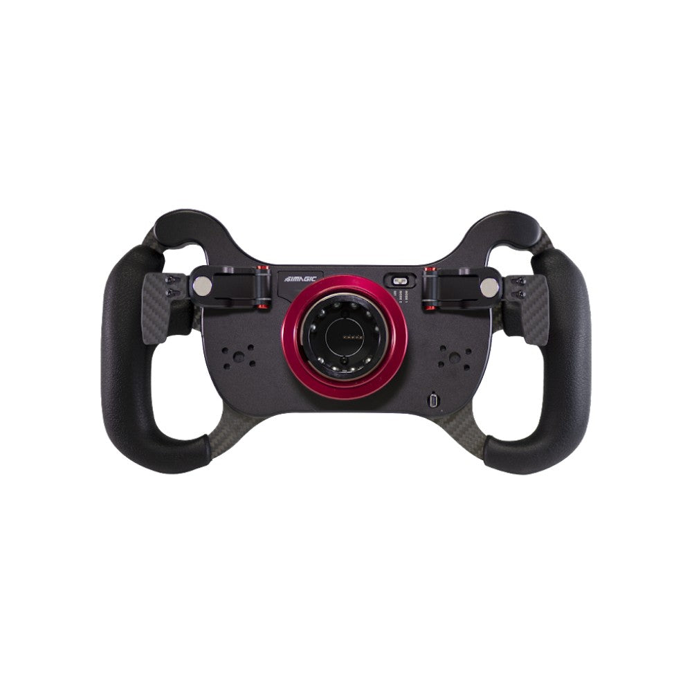 Simagic GT4 Carbon Fiber Steering Wheel Rim - High-Performance Racing Wheel for Sim Racing, Drifting & Gaming - Compatible with PC & PS4/PS5