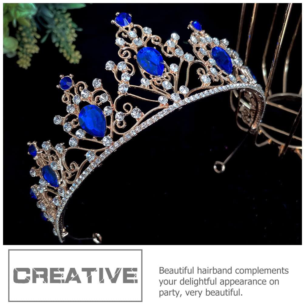 Sparkling Rhinestone Wedding Tiara - Silver Crystal Bridal Crown Hair Jewelry for Bride, Prom, Miss Belt Fairy | Elegant Headpiece for Weddings, Proms, and Special Occasions