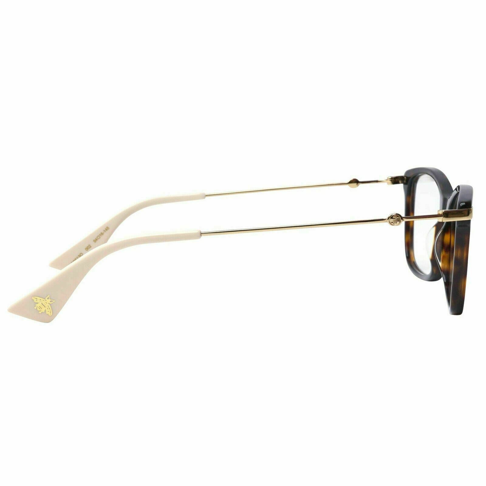 Gucci GG 0513O 002 Havana/Gold Eyeglasses - Premium Designer Sunglasses for Women & Men | UV Protection, Luxury Fashion Accessory | Perfect for Outdoor Activities, Travel & Everyday Wear