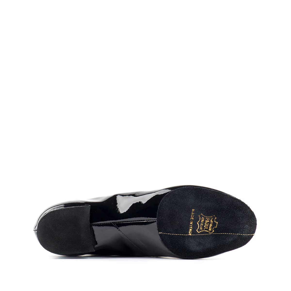 PAOUL - Telemark Men's Dance Shoes 2051_30 Black Paint | Standard Ballroom & Latin Dance Shoes for Men | Perfect for Competitions, Performances & Social Dancing