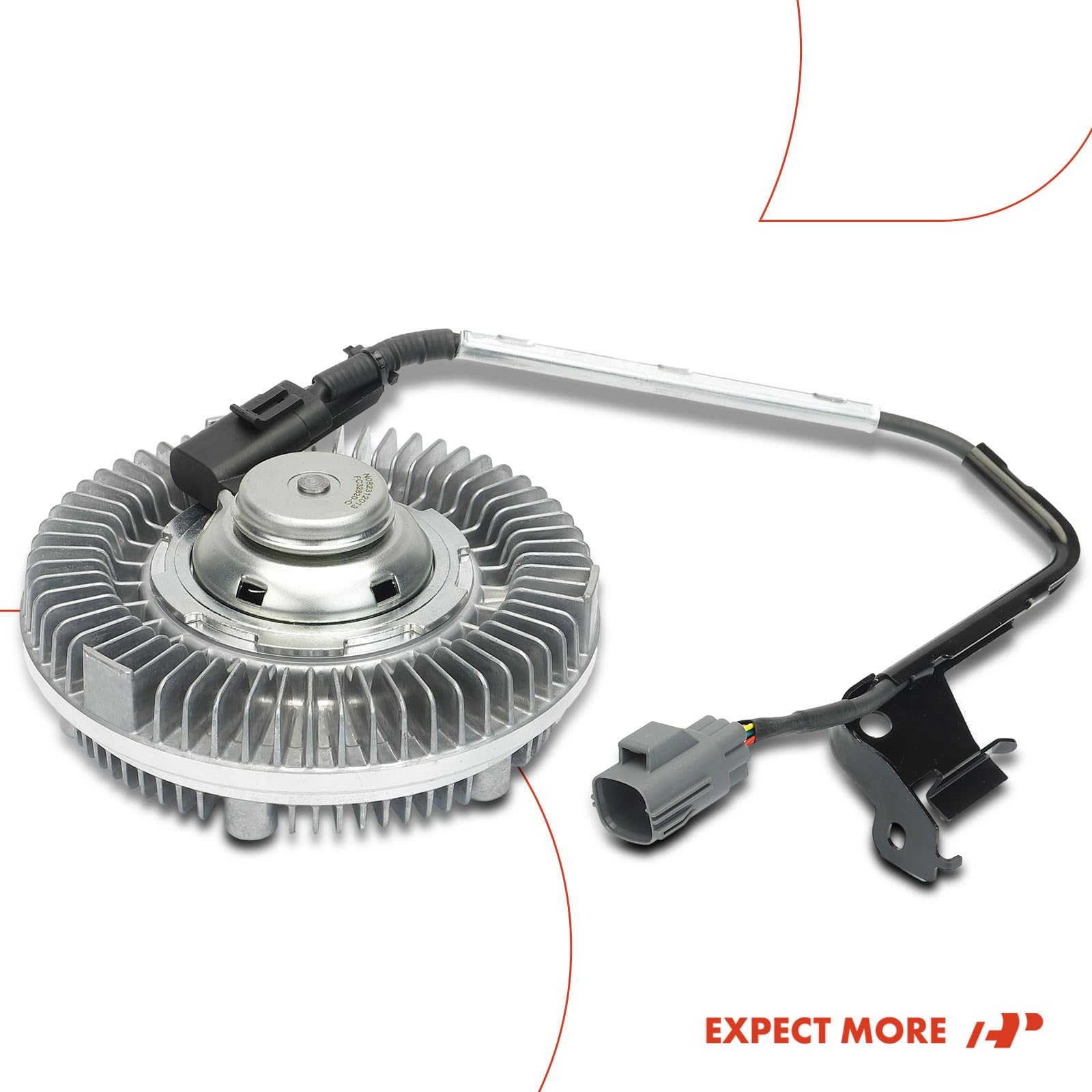 Premium Electronic Radiator Cooling Fan Clutch for Dodge Ram 2500/3500 (2004-2009) & Ram 4500/5500 (2008-2010) - Compatible with 5.9L & 6.7L Turbo Diesel Engines - Replaces OEM# 55056990AA/AB - Ideal for Off-Roading & Heavy-Duty Towing