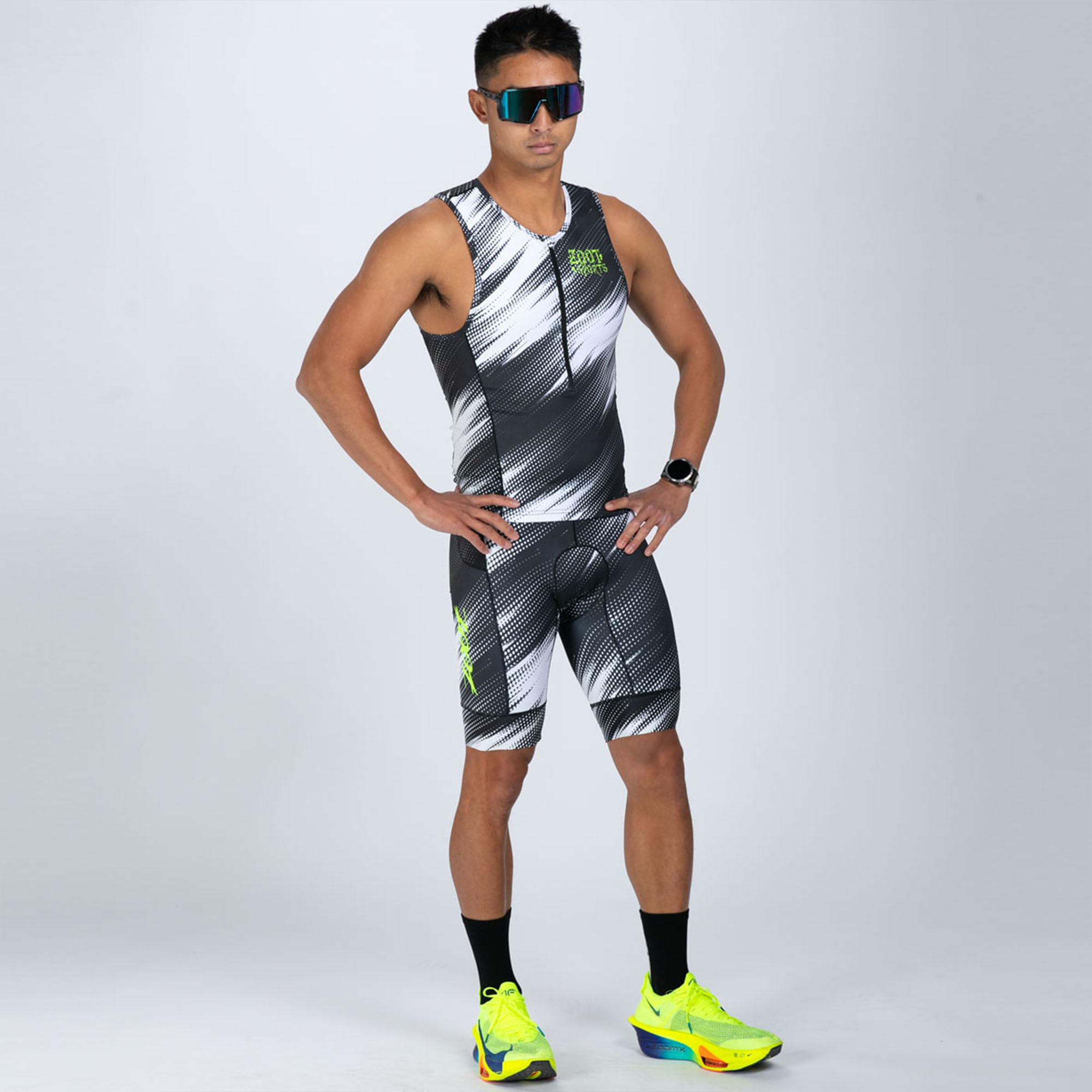 Zoot Men’s LTD 9-Inch Triathlon Shorts - Quick Dry UPF 50+ Swim Bike Run Cycling Shorts with Padded Liner for Endurance Training & Triathlon Competitions | Perfect for Triathletes, Cyclists and Outdoor Sports Enthusiasts