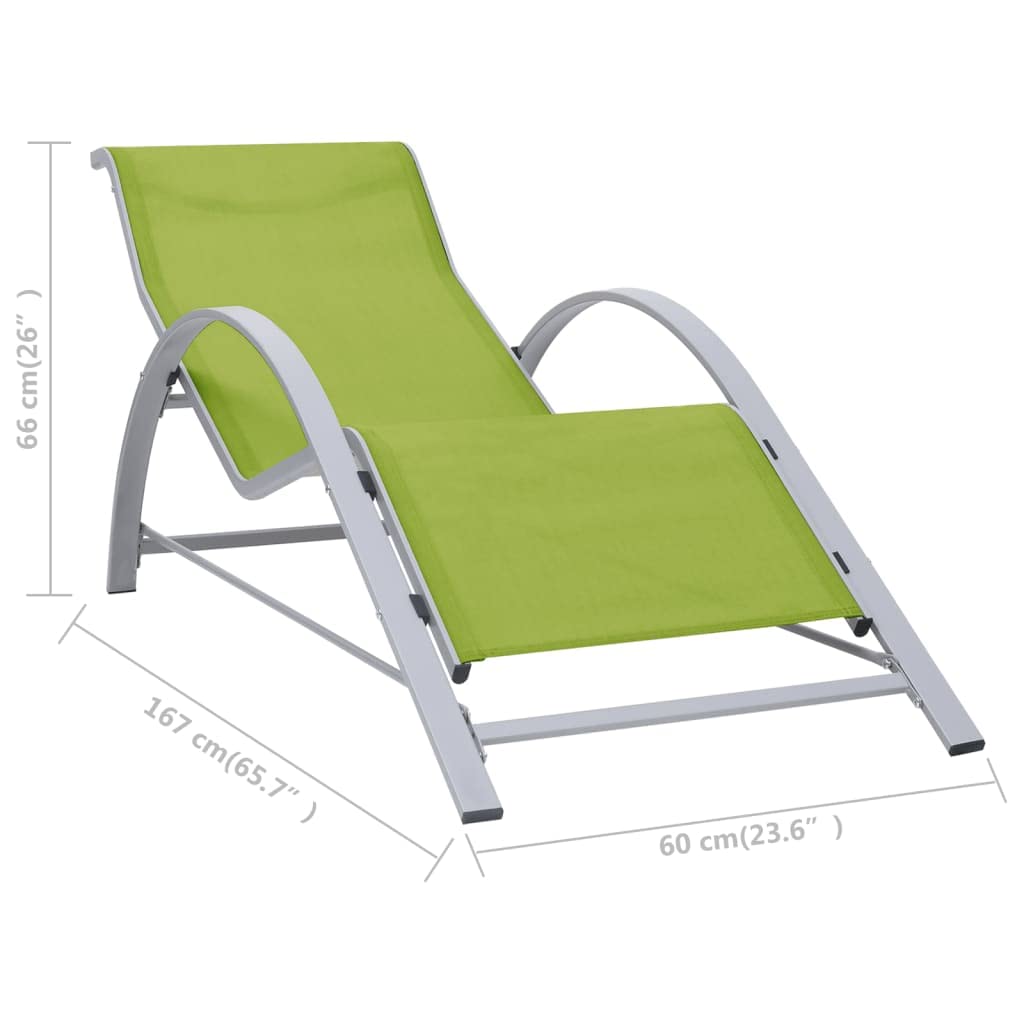 Outdoor Chaise Lounge Chair Recliner - Textilene & Aluminum Sun Lounger for Patio, Garden, Deck, Beach - Weather-Resistant Sunbathing Recliner | Perfect for Poolside Relaxation, Backyard Lounging & Coastal Getaways