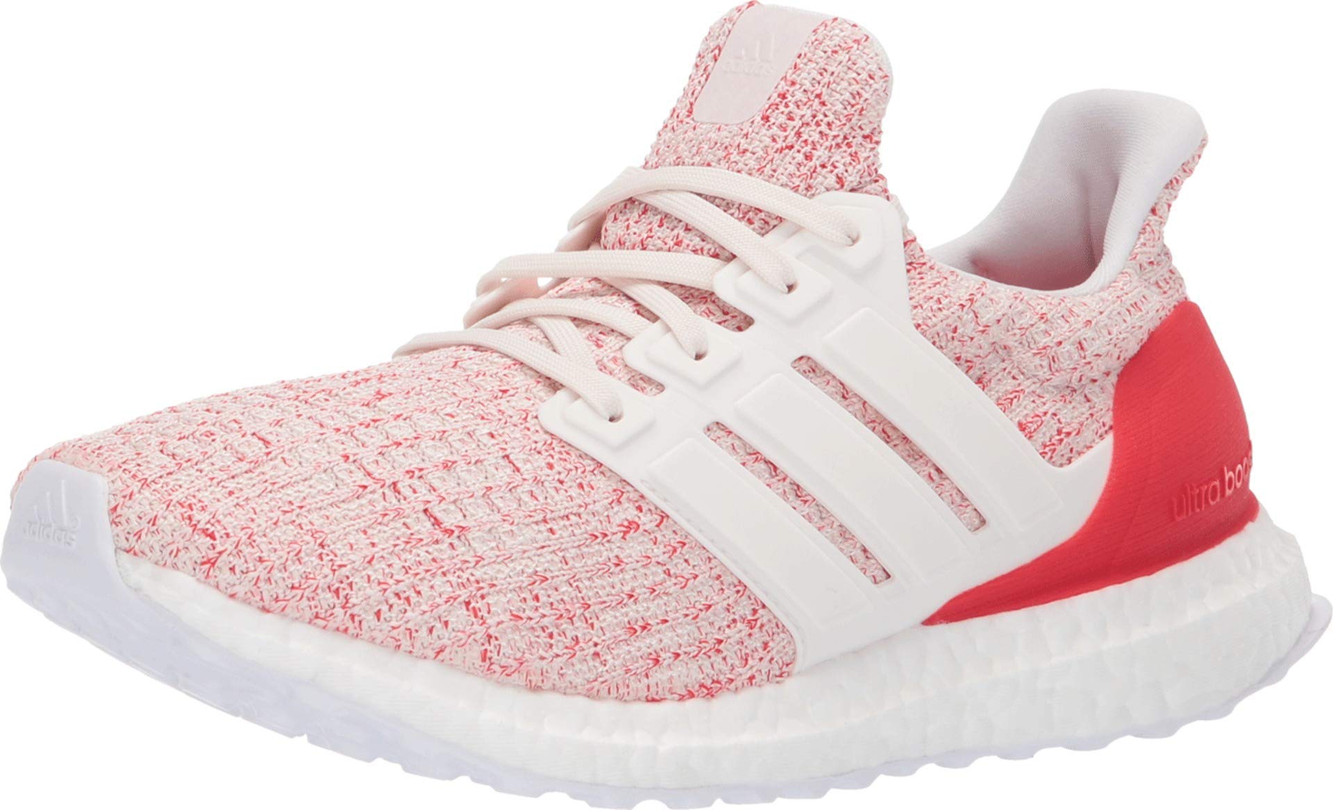 Adidas Women's Ultraboost Running Shoes - Chalk White/Chalk White/Active Red - Size 5.5 M US | Lightweight Comfort for Jogging, Gym Workouts & Daily Wear