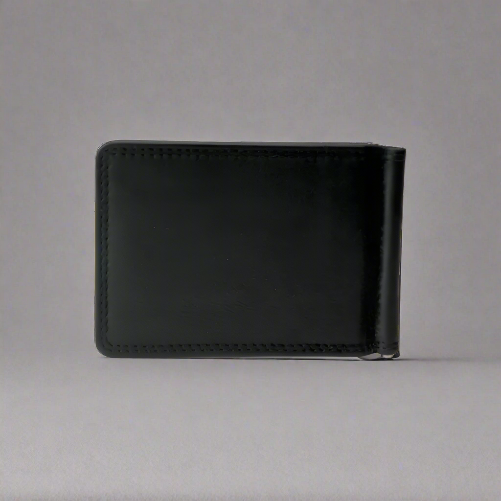 Durable Men's Leather Money Clip Wallet - Slim RFID Blocking Bifold Wallet for Cash & Cards - Perfect for Travel, Business & Everyday Use