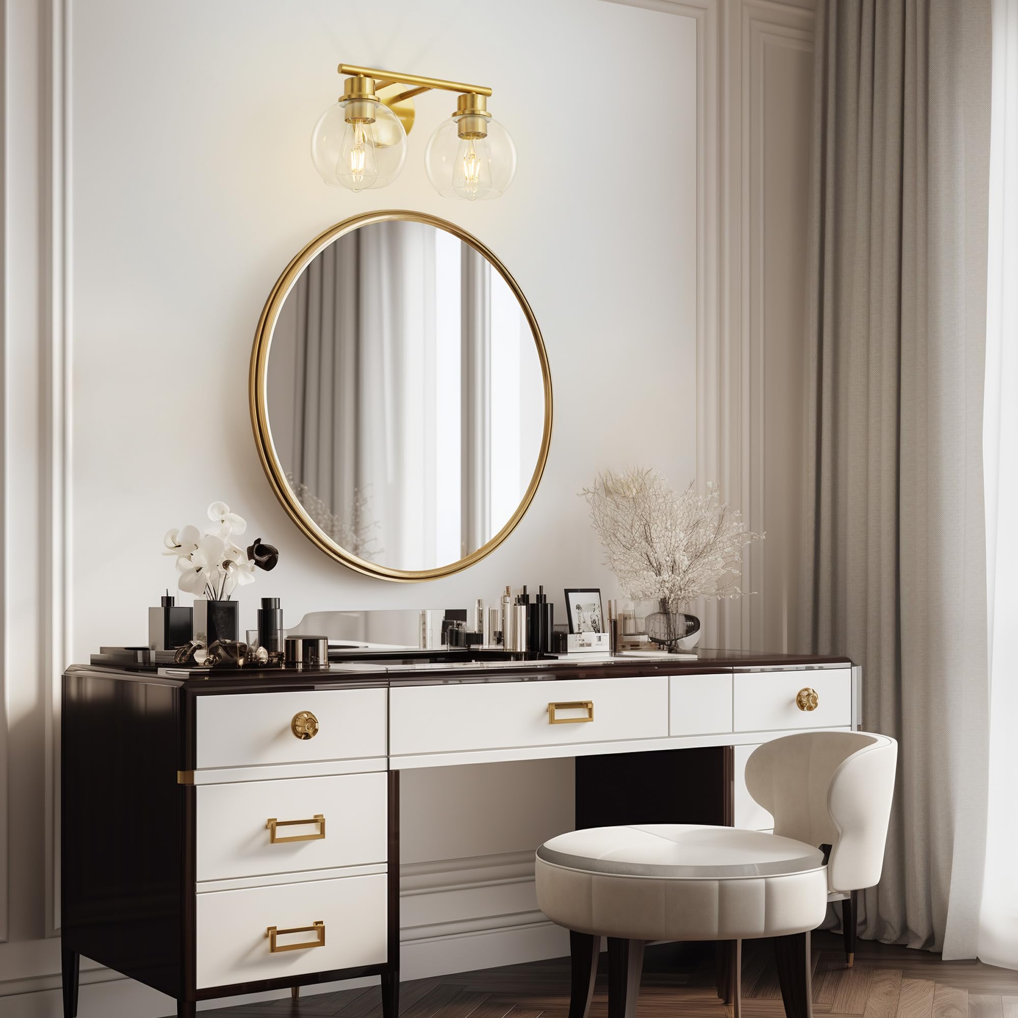 Gold Vanity Light 13.8