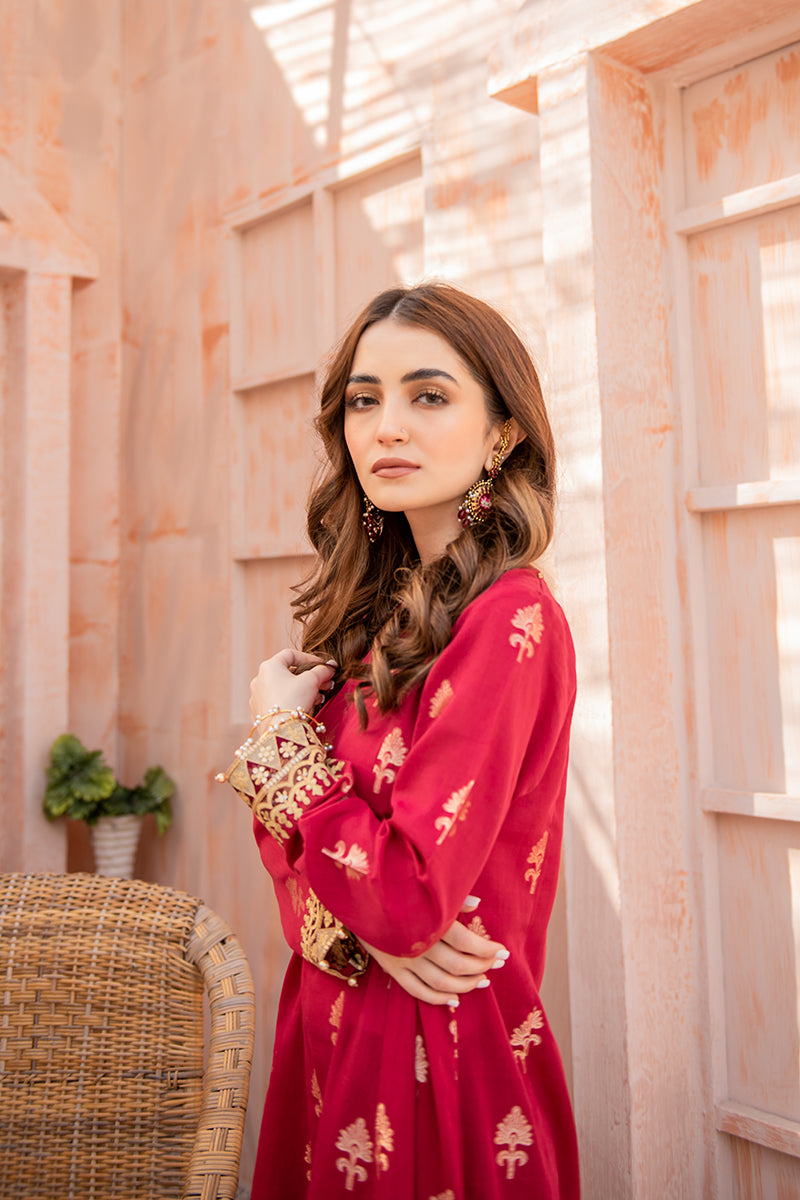 Gulal Embellished Shirt for Women | Stylish Party Top with Sequins & Beads | Perfect for Festivals, Weddings & Special Occasions