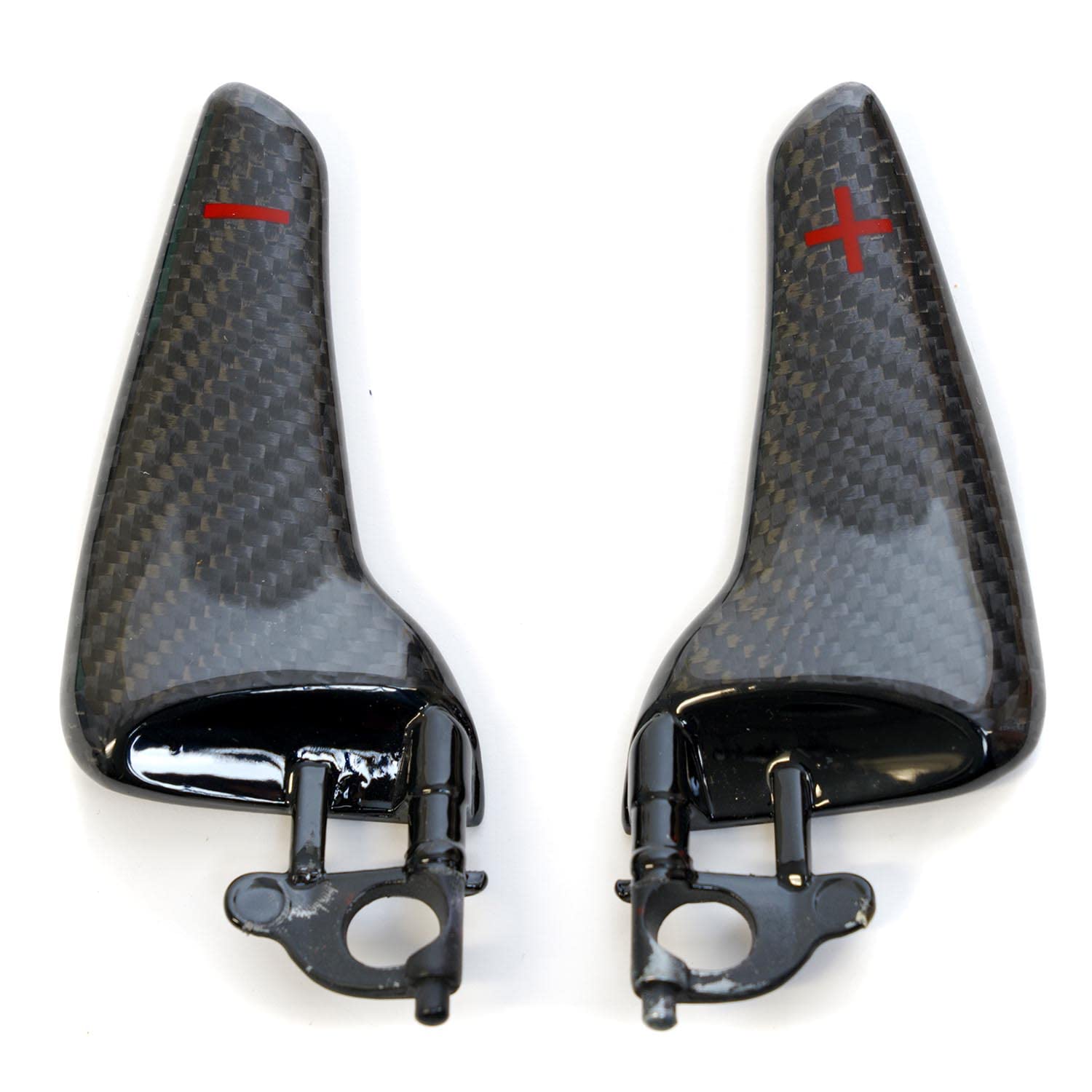 Vicrez Gloss Carbon Fiber Paddle Shifters vz102446 - Compatible with Dodge Charger R/T, SRT 392, Hellcat (2015-2022) | Performance Upgrade for Racing & Street Driving