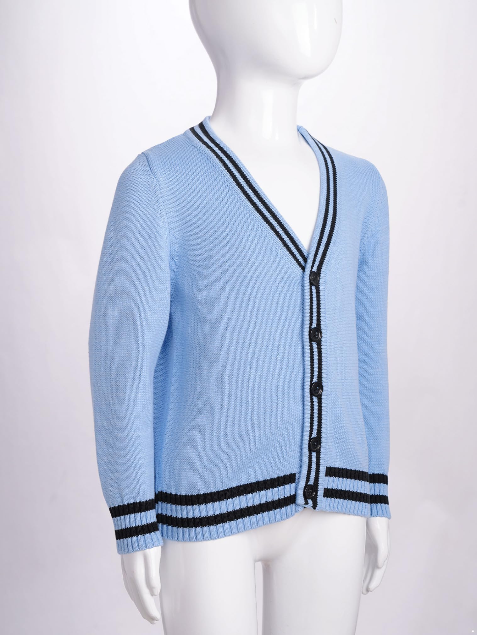 Boys School Cardigan Sweater - V Neck Knit Jumper for Kids | School Uniform & Casual Wear
