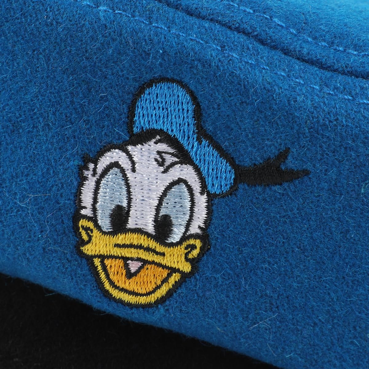 Disney Donald Duck-Inspired Blue Beret Hat - Vintage Cartoon Character Fashion Accessory for Cosplay, Costume Parties & Disney Theme Park Visits