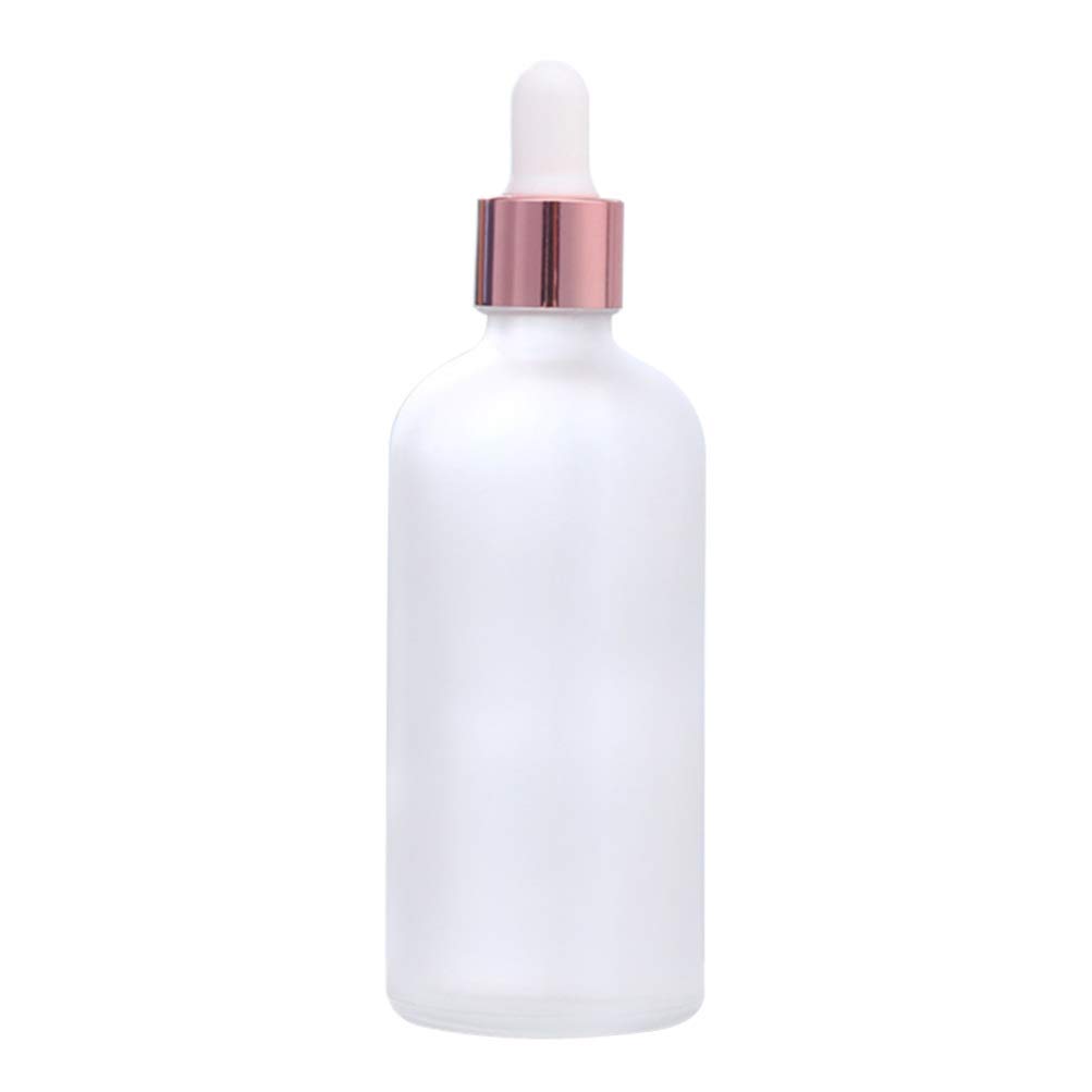 5pcs Travel-Sized Glass Dropper Bottles for Essential Oils & Cosmetics - Leak-Proof Refillable Containers with Eye Droppers - Perfect for DIY Skincare, Aromatherapy & Travel Toiletries