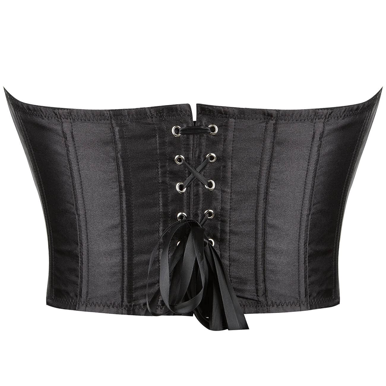 SHYMMUO Women's Sexy Corset Bustier Crop Top - Strapless Waist Belt Bra for Summer Going Out | Perfect for Clubbing, Date Night & Fashion Outfits
