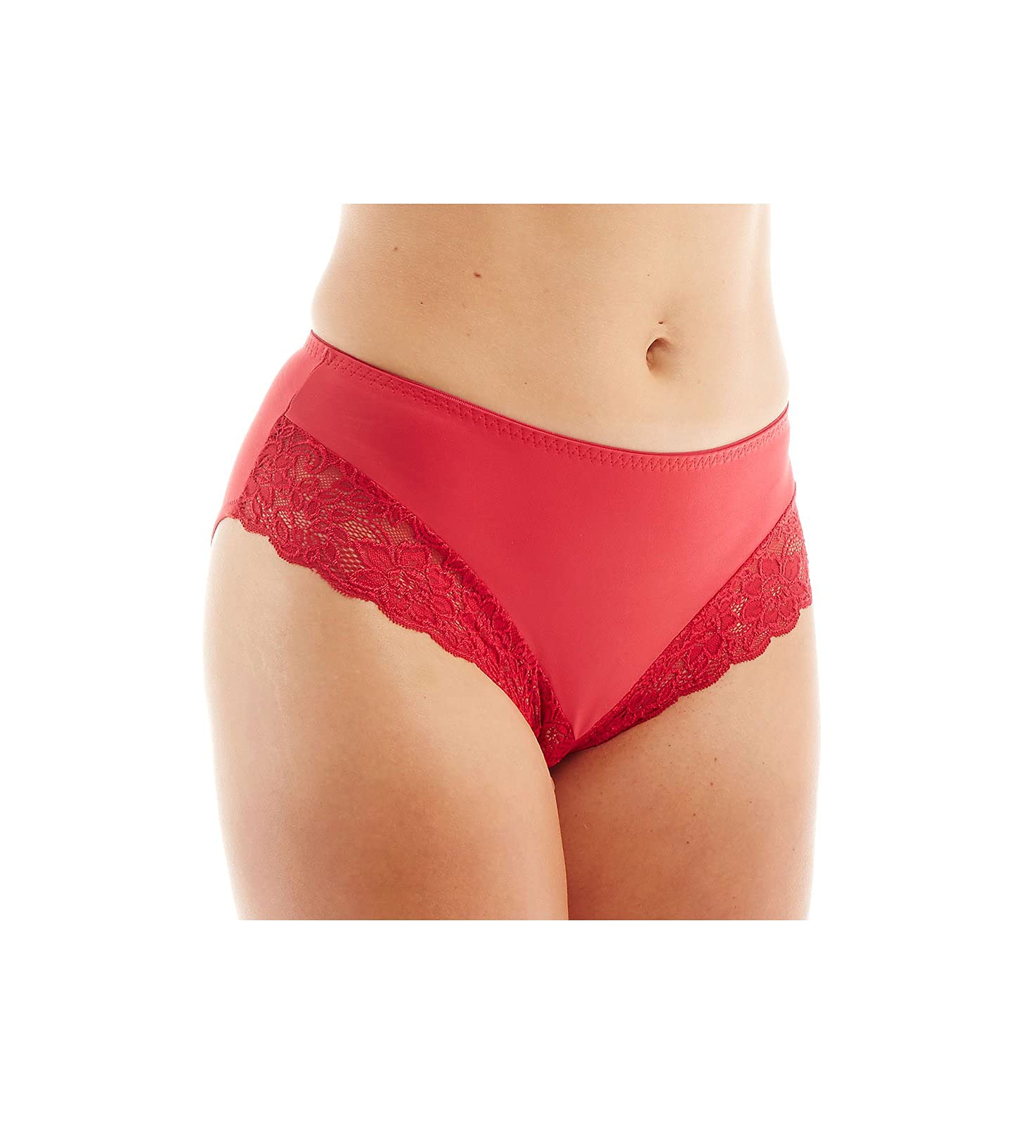 Elila Women's 3309 Comfortable Microfiber & Stretch Lace Underwear - Soft Breathable Panties for Everyday Wear & Special Occasions