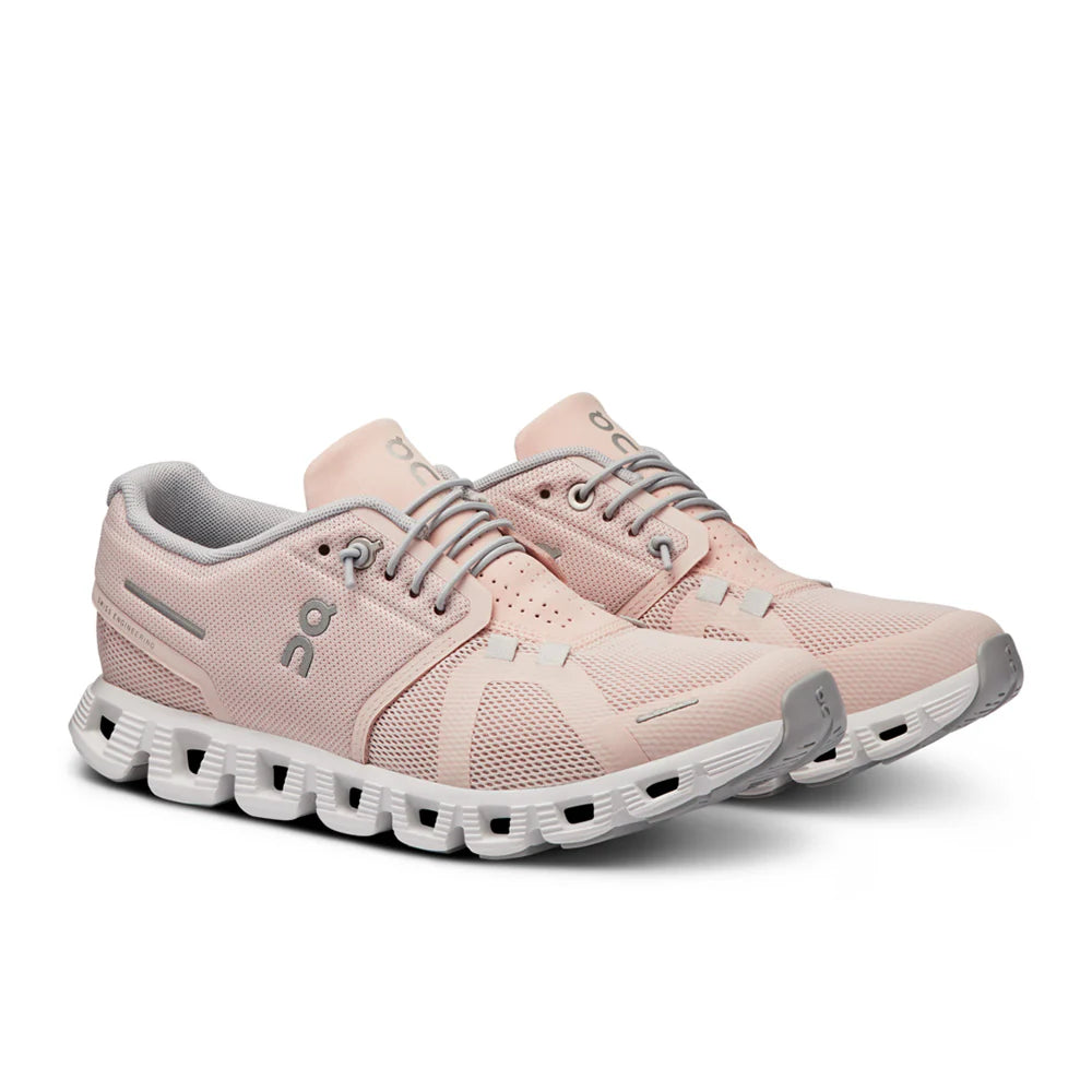 ON Women's Cloud 5 Running Shoes - Lightweight & Comfortable Sneakers for Women (Shell/White) | Perfect for Jogging, Gym Workouts & Everyday Wear