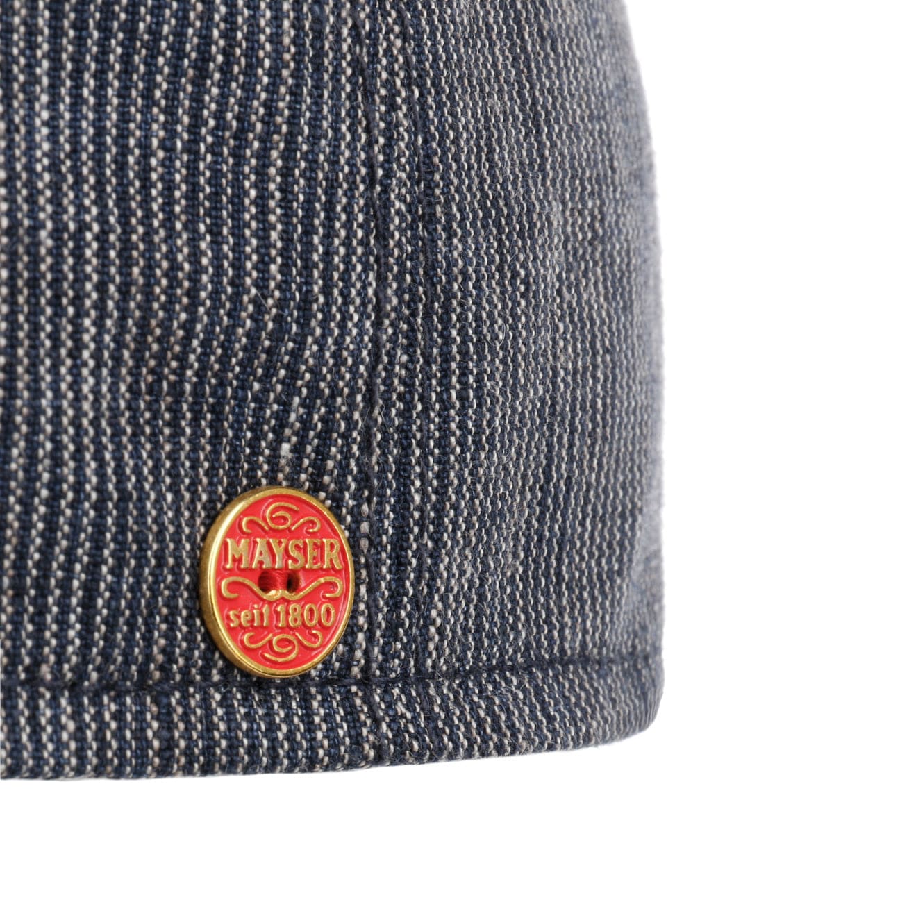 Stylish Mayser Paddy Stripes Flat Cap for Men - Classic Irish Tweed Newsboy Hat for Casual Outfits & Outdoor Adventures