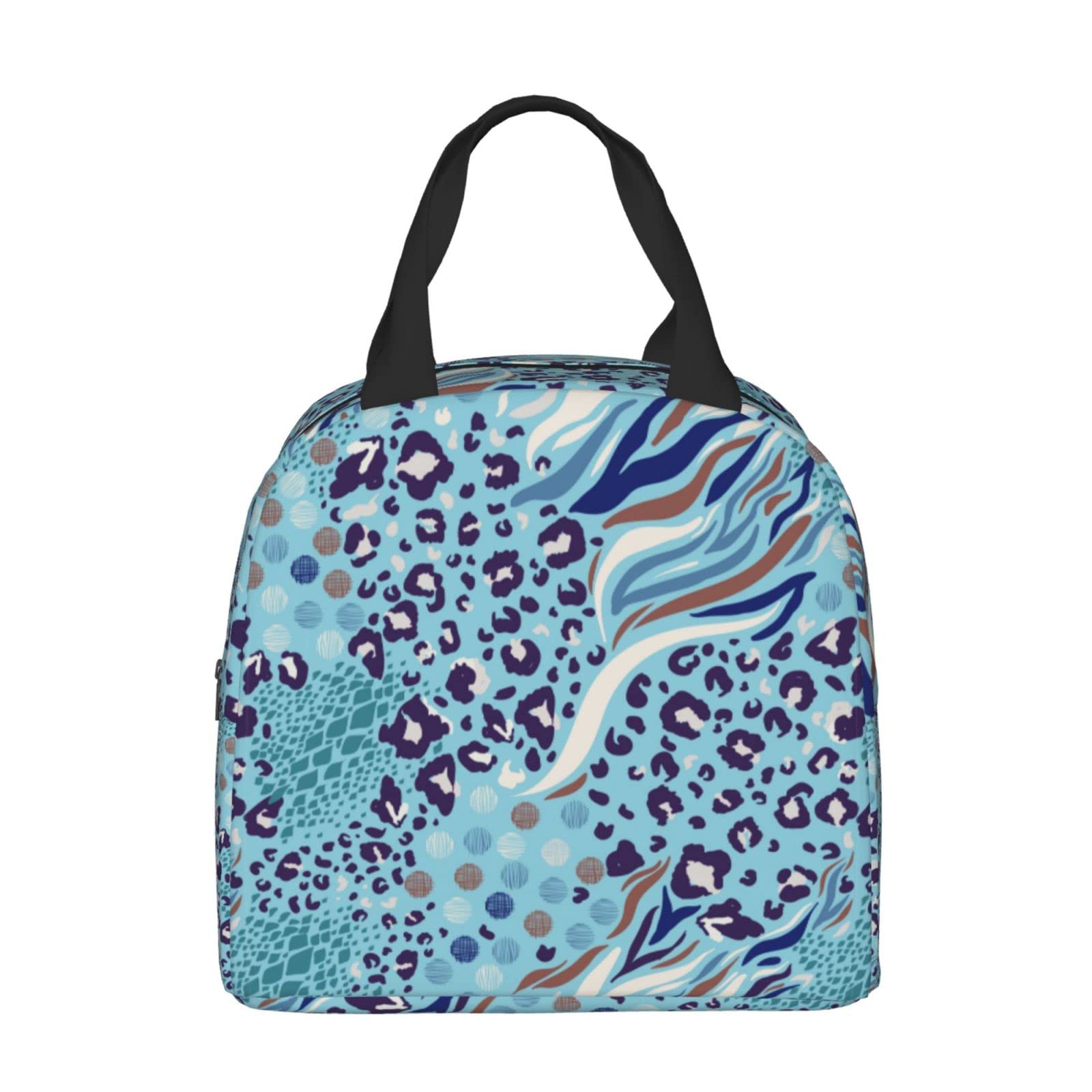 Insulated Animal Skin Lunch Box - Reusable Lunch Tote Bag for Women & Men | Perfect for Office, Camping, Hiking, Picnic, Beach & Travel | Keep Food Fresh On-The-Go