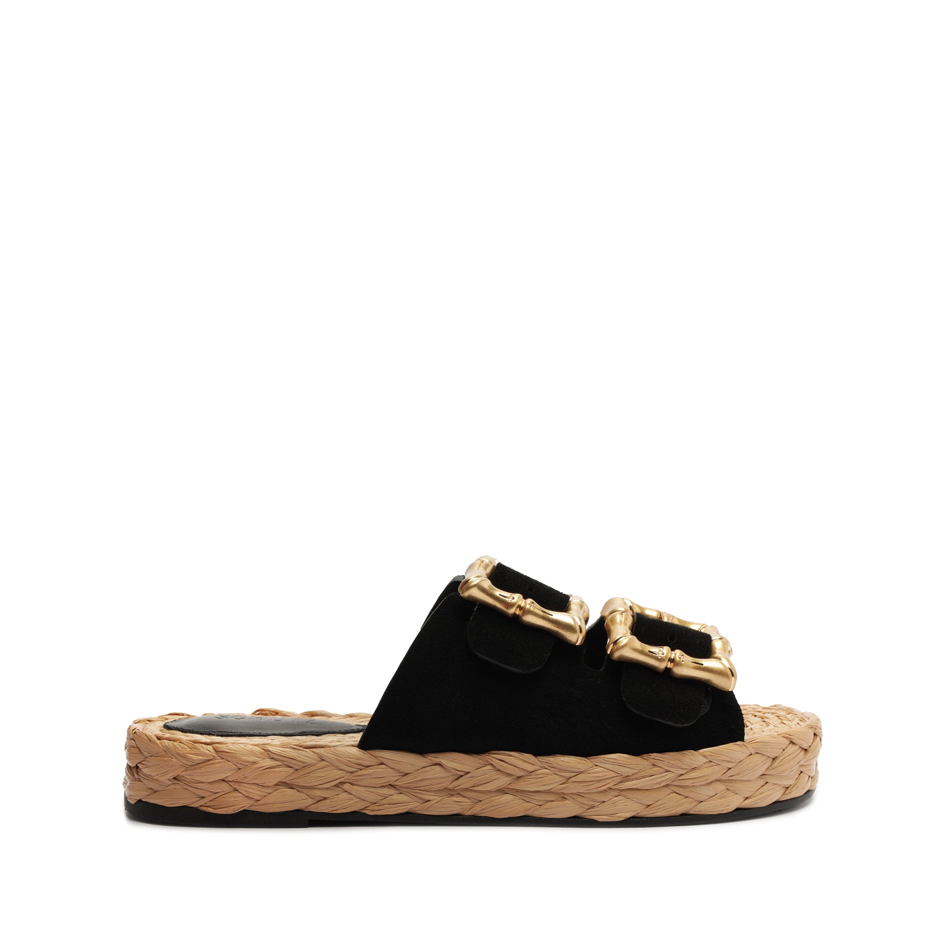 Enola Rope Flat Sandal - Women's Comfortable Braided Leather Slides for Summer Beach, Pool, and Casual Outings