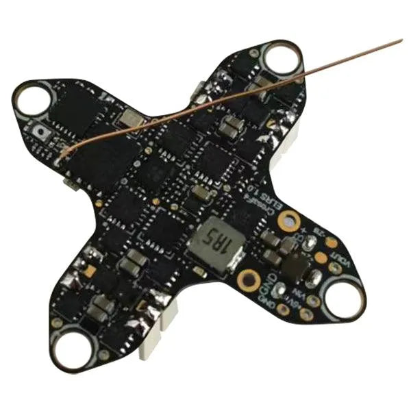 Happymodel CrossF4 ELRS 1-2S Flight Controller with BMI270 IMU & UART ELRS V3.0 Receiver for Tinywhoop Drones - Perfect for FPV Racing and Indoor Drone Flying