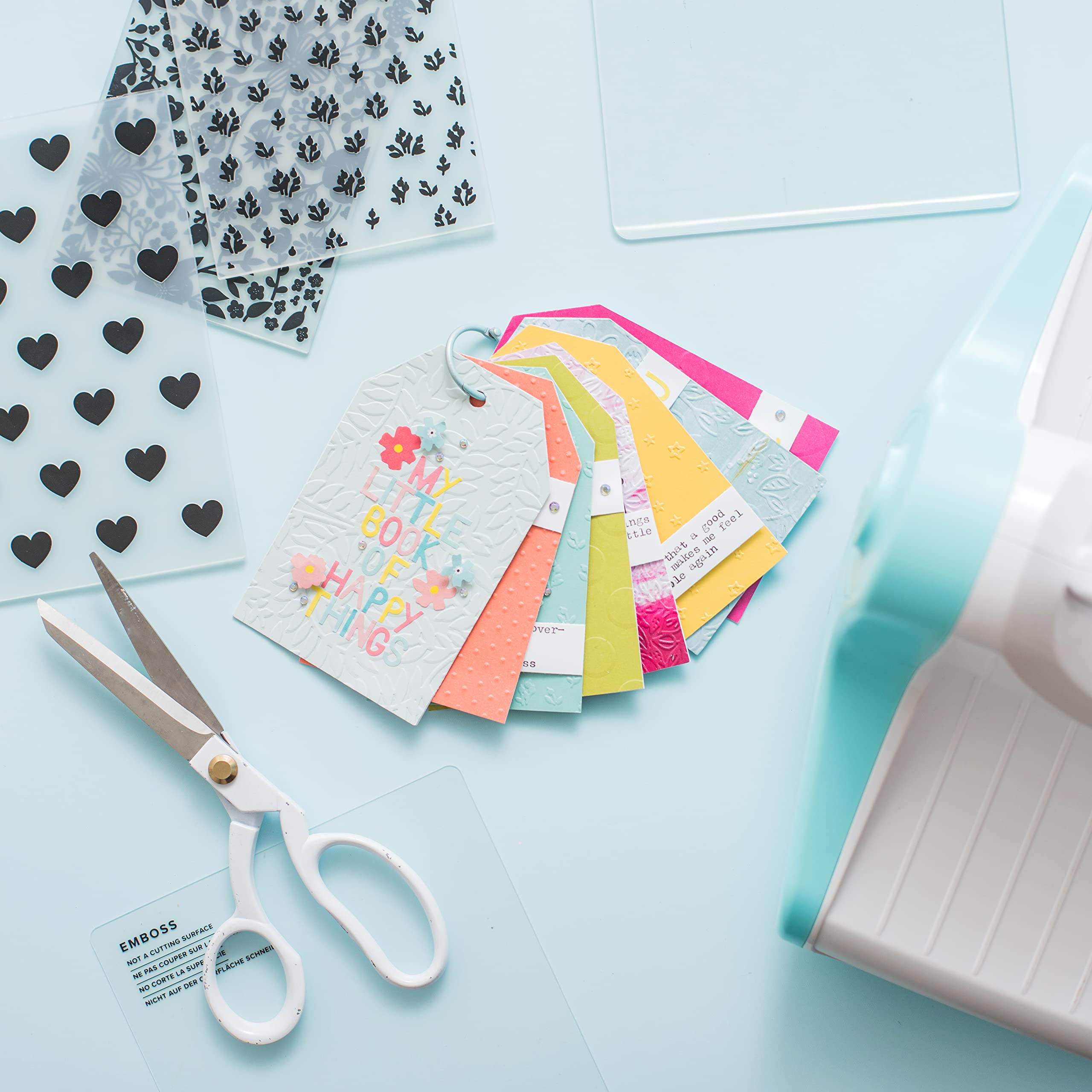 We R Memory Keepers Revolution Portable Die Cut & Embossing Machine with Magnetic Mat, Plates - Perfect for Scrapbooking, Card Making, DIY Crafts and Home Decor Projects