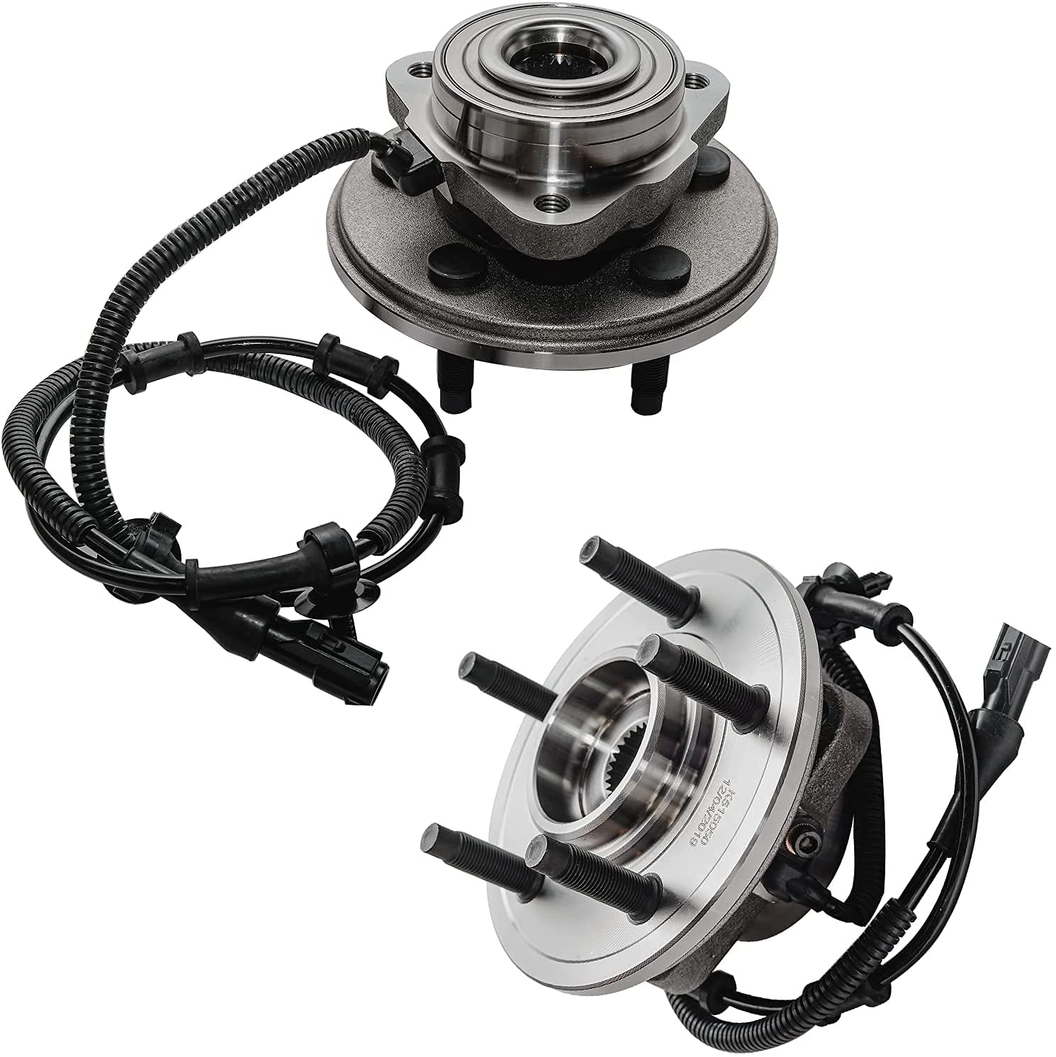 Detroit Axle - 4 Wheel Bearing Hub Kit for 2002-2005 Ford Explorer, Mercury Mountaineer, Lincoln Aviator - Front & Rear Replacement - Perfect for Off-Roading, Towing & Daily Driving
