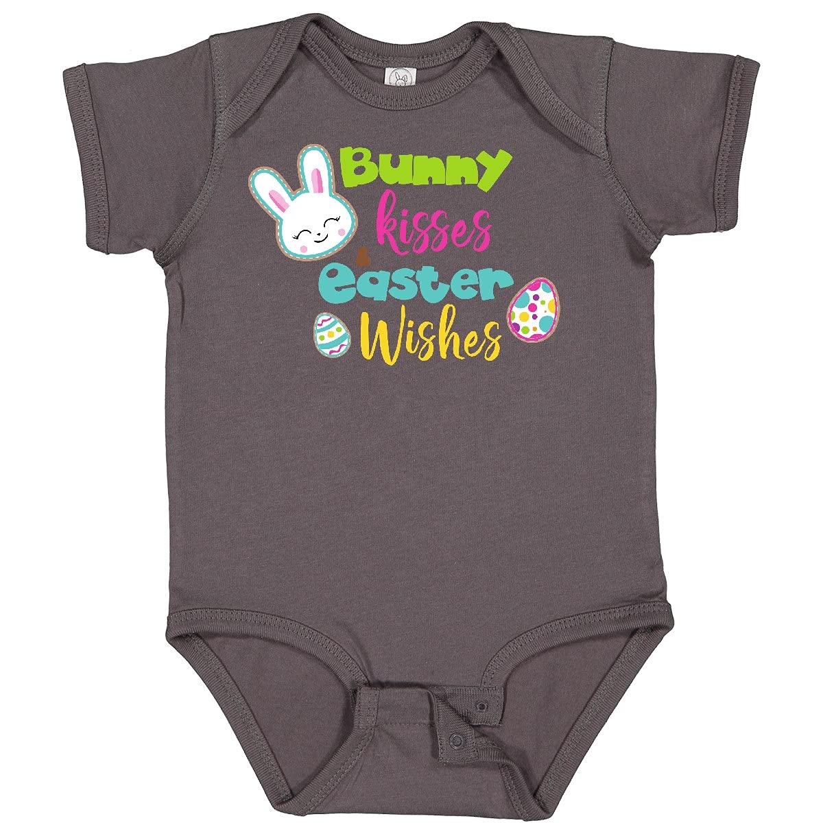 Easter Bunny Kisses Baby Bodysuit - Cute Easter Egg Outfit for Infants