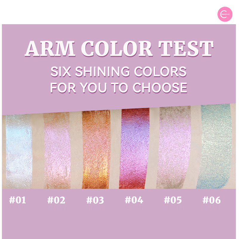 MLSMILE Chameleon Liquid Eyeshadow Set - 6 Colors Long Lasting Metallic Shimmer Makeup for Party, Date Night & Special Occasions