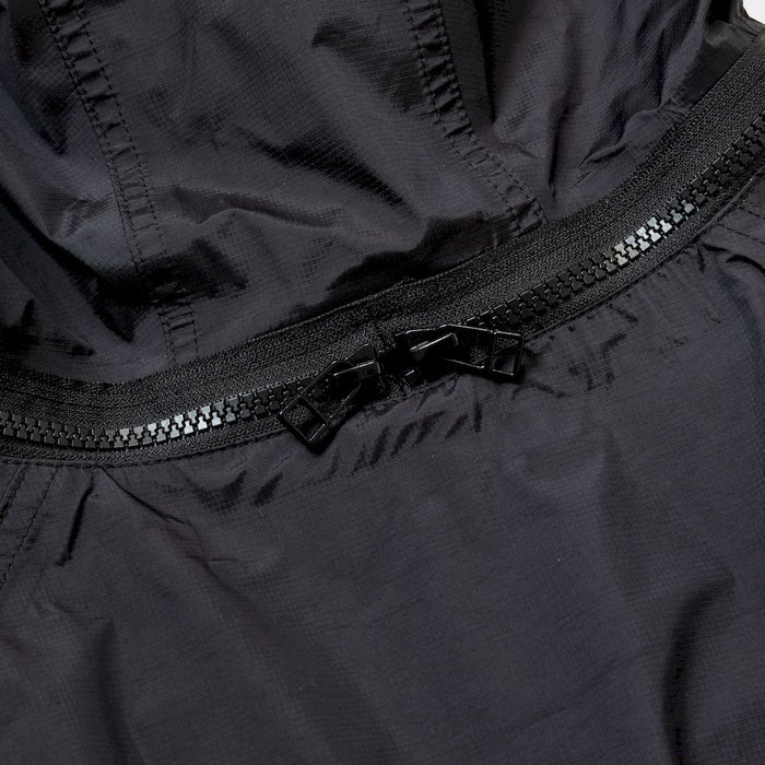 Meanswhile Air Circulation System Rain Jacket - Waterproof Windbreaker for Outdoor Hiking & Running (Black) - Stay Dry in All Weather Conditions