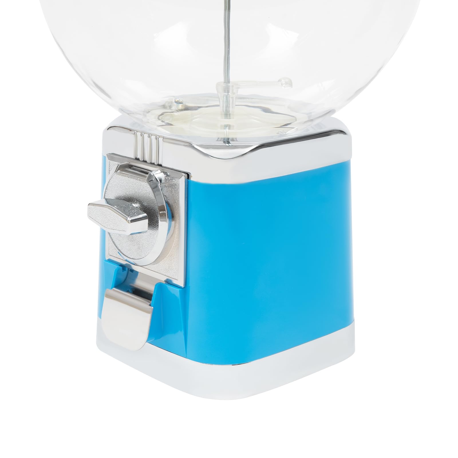 Sky Blue Mini Gumball Vending Machine - Candy & Toy Dispenser for $1 Coins | Perfect for Retail Stores, Arcades & Birthday Parties