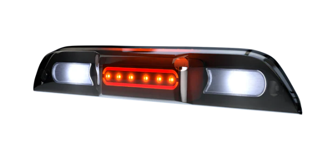 Ford F150 2015-2020 3rd Brake Light Replacement with CREE XML LEDs & Smoked Lens - Does NOT Fit OEM Cargo Bed Camera Models - Perfect for Truck Upgrades & Night Driving Safety