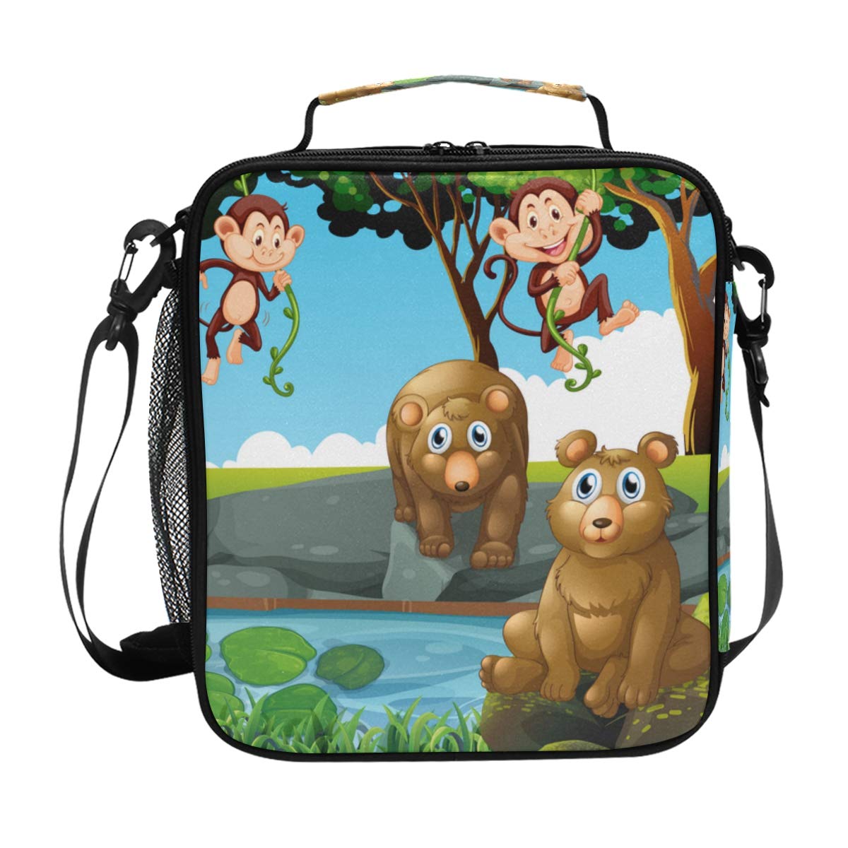 Insulated Lunch Bag for Men, Women & Kids - Leakproof Thermal Food Container with Adjustable Strap - Perfect for School, Work, Picnics & Outdoor Adventures