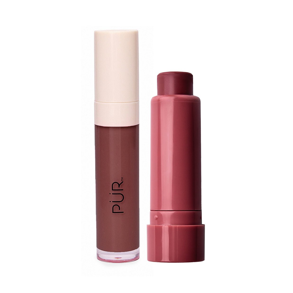 Glossy Lip Tint & Silky Tint Duo - Long Lasting Hydrating Lip Stain Set for Daily Wear, Date Night & Special Occasions