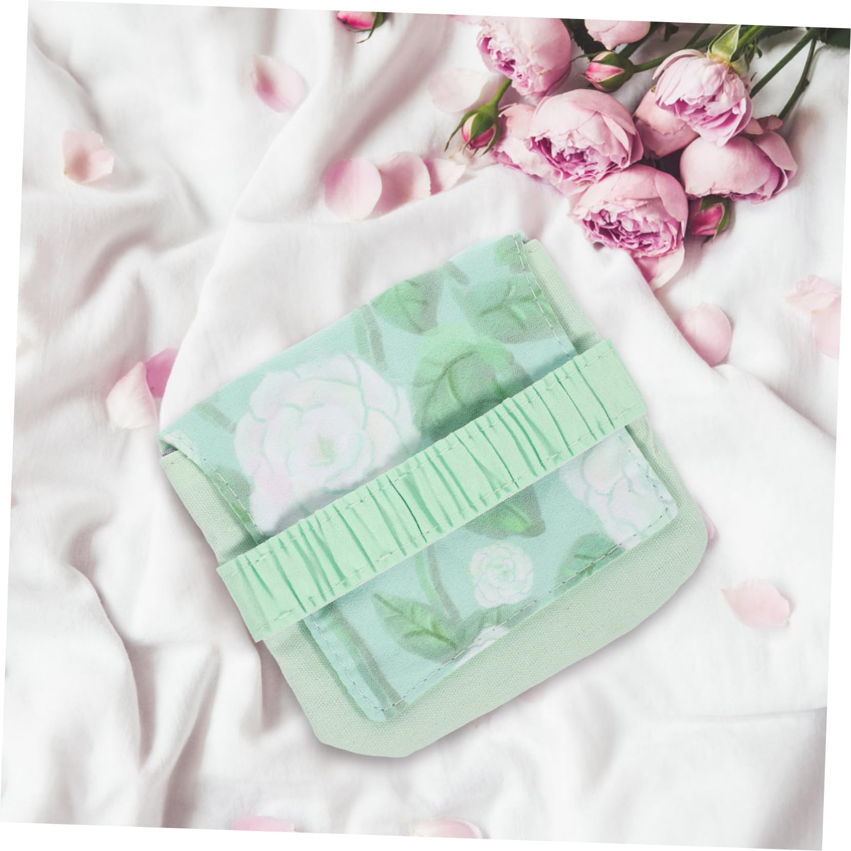 Healvian Portable Sanitary Napkin Bag - Washable Menstrual Storage for Travel & School