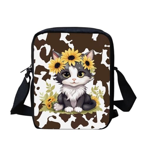 Sunflower Cat Brown Cow