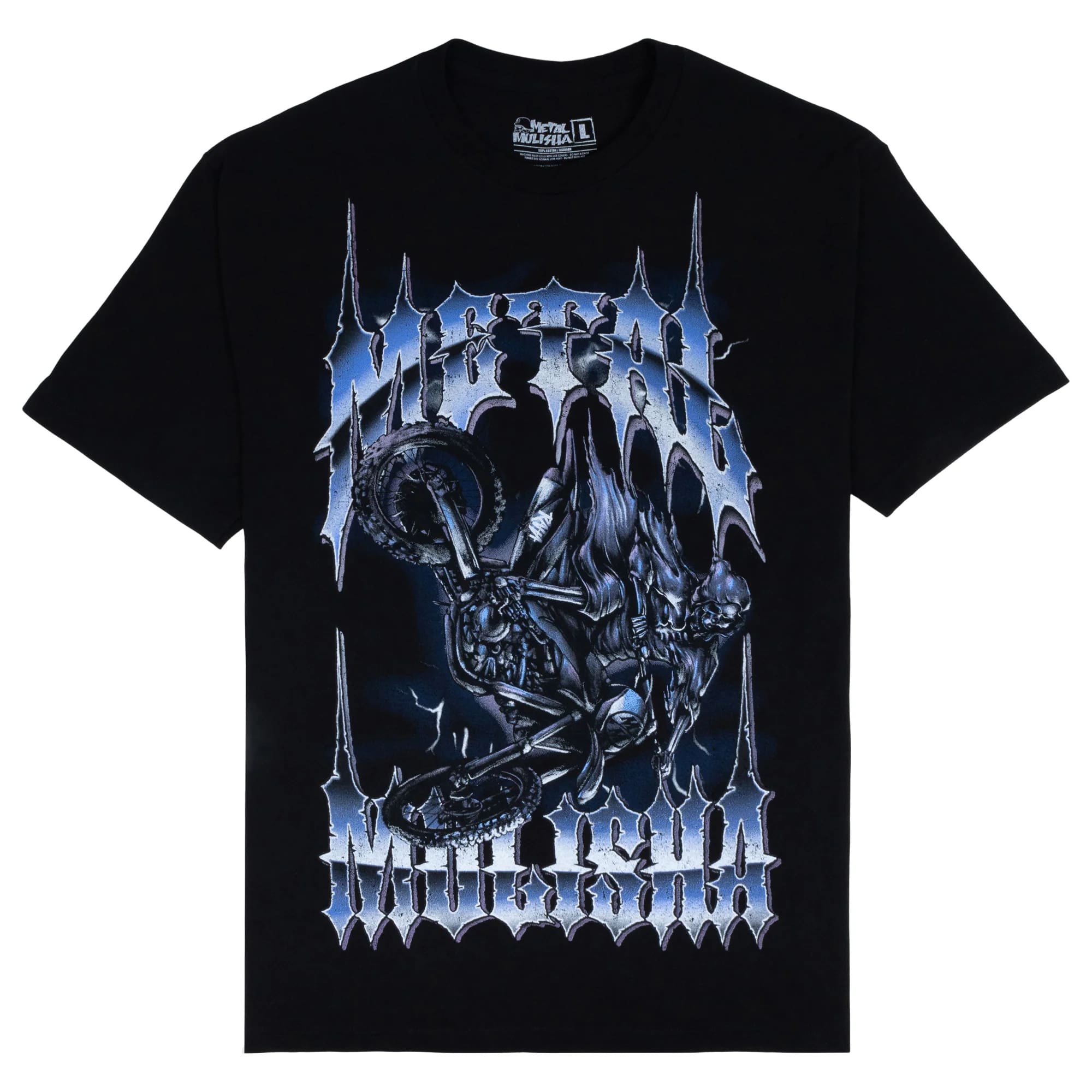 Metal Mulisha Raha Reaper Graphic T-Shirt for Men - Skull Print Streetwear Tee - Perfect for Motorcycle Riding, Concerts & Casual Outfits