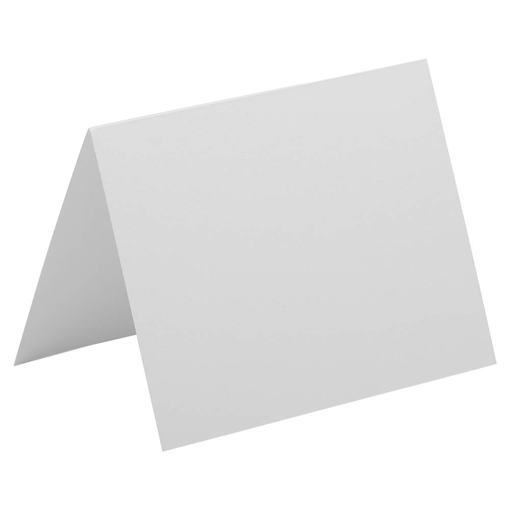 JAM PAPER Blank Foldover Cards - 4 3/8 x 5 7/16 Inches (Fits A2 Envelopes) - Premium White Cardstock - 500 Pack - Perfect for DIY Invitations, Thank You Cards & Wedding Stationery