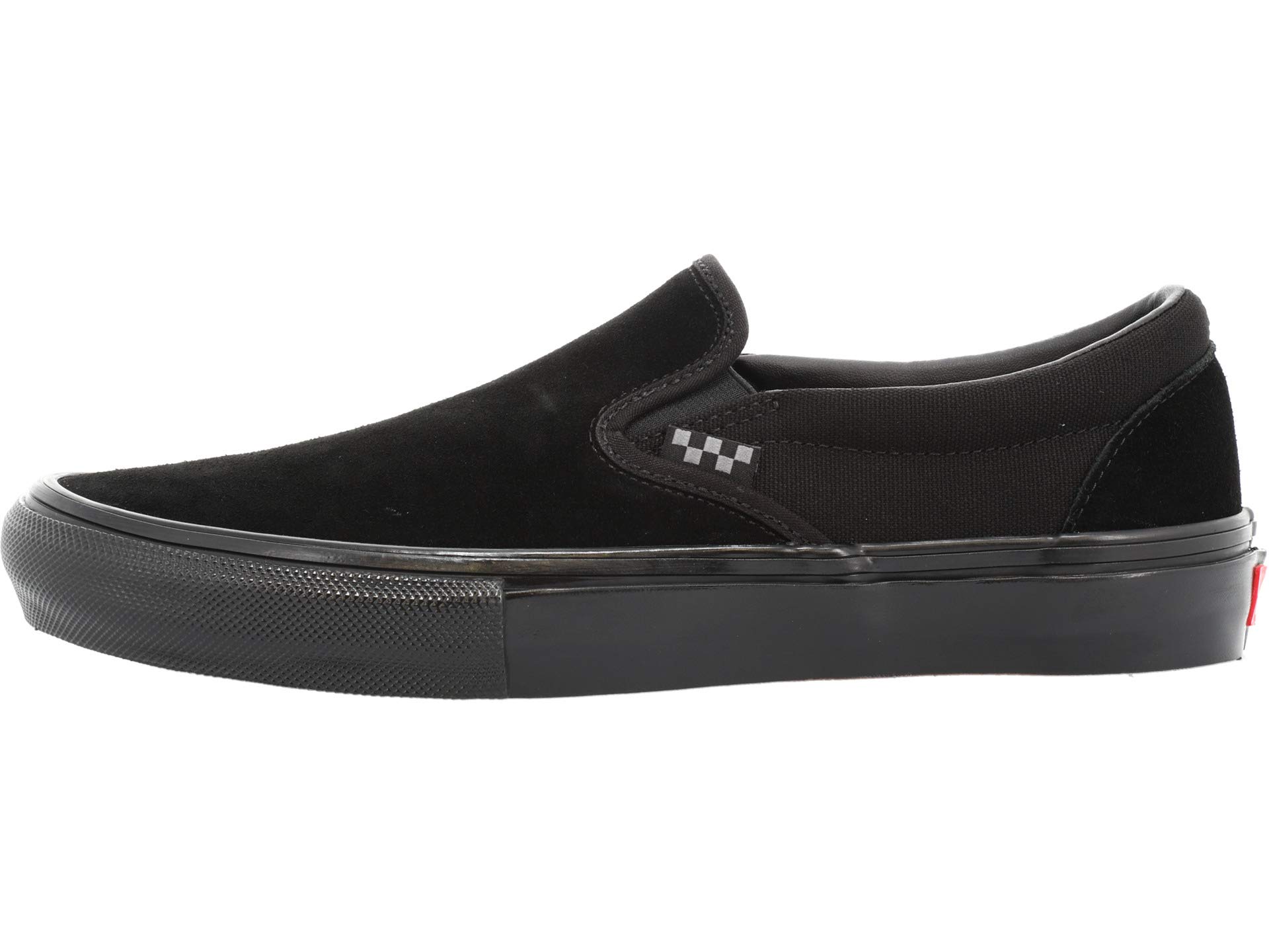 Vans Men's Skate Slip-On Shoes - Black/Black Size 6.5 | Classic Skateboarding Sneakers for Casual Wear & Street Style