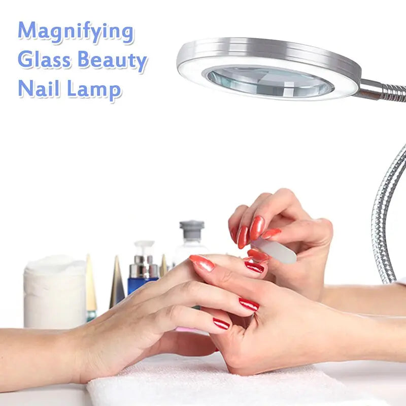 Professional LED Nail Lamp for Gel Polish Curing - Portable UV/LED Nail Light for Manicure & Pedicure at Home or Salon - Fast Drying with 48W High Power (Perfect for Nail Art, Acrylics & Extensions)