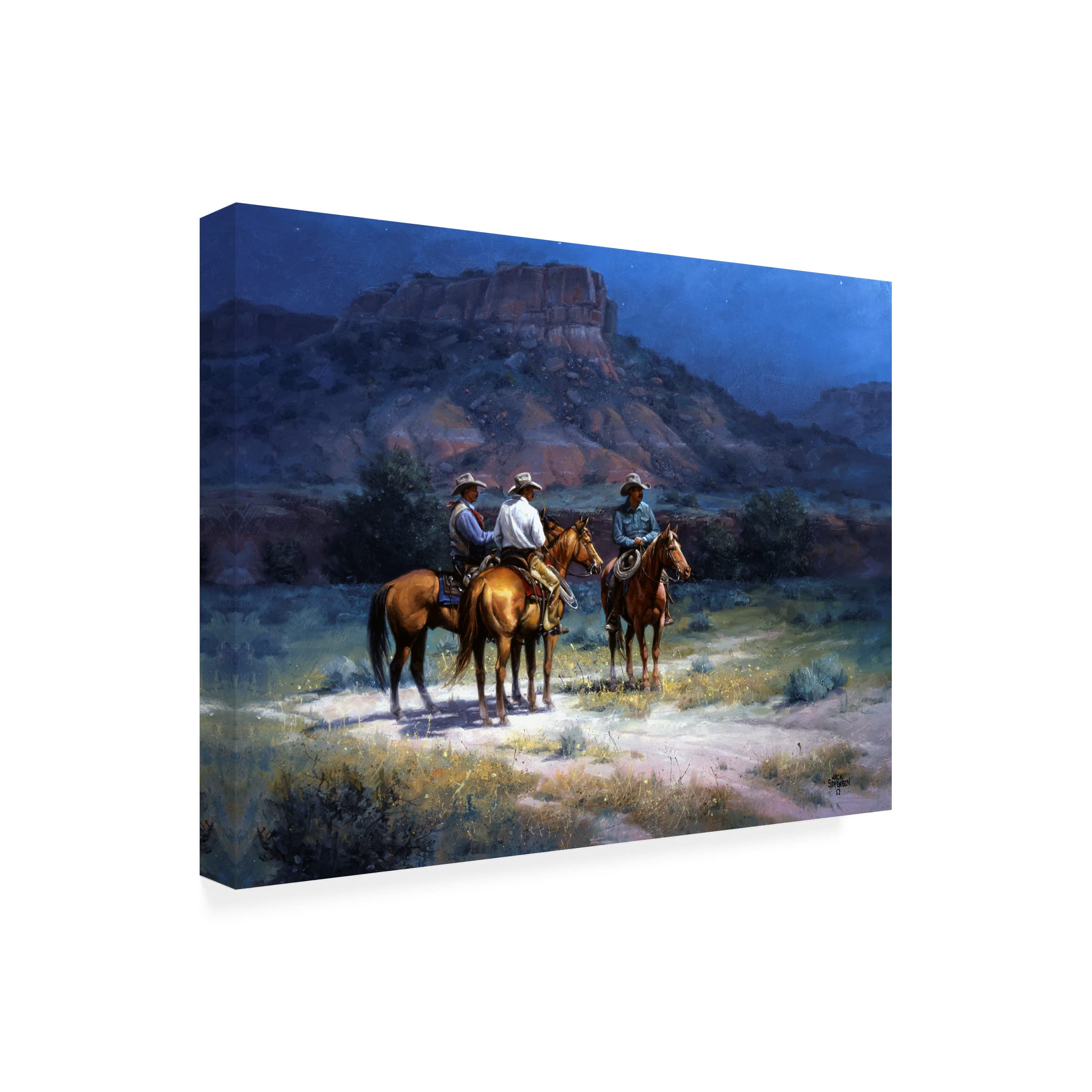 Jack Sorenson 'Moonshine' Canvas Wall Art Print - Modern Home Decor for Living Room, Bedroom & Office