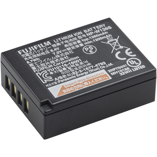 FUJIFILM NP-W126S Lithium-Ion Battery Pack for X-T4/X-T3/X-T30/X-Pro3 Cameras - Perfect for Travel & Outdoor Photography
