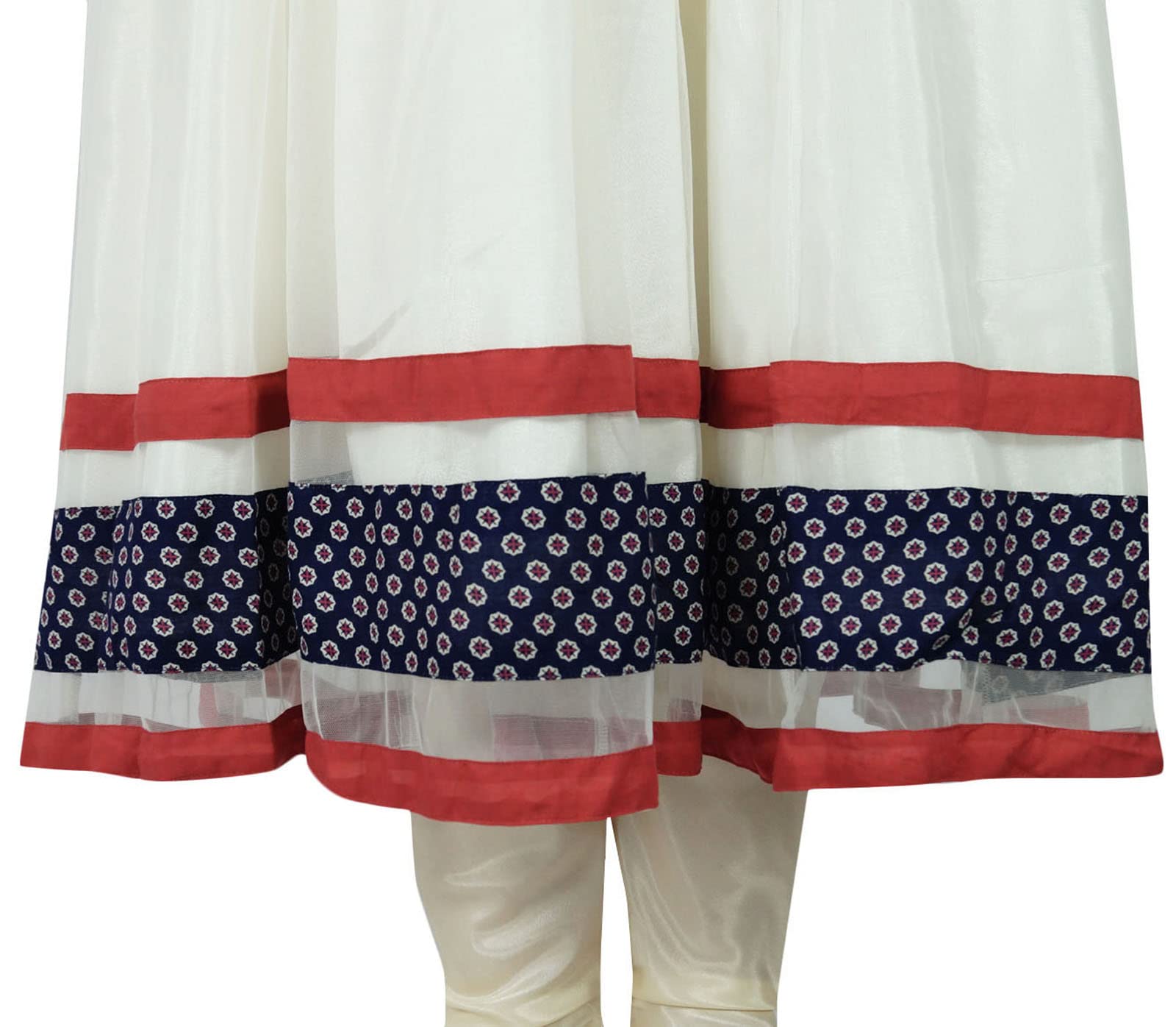 Elegant Bimba Women's Net Anarkali Kurta Kurti Long Maxi Dress for Party & Formal Occasions - Indian Ethnic Wear for Weddings, Festivals & Special Events
