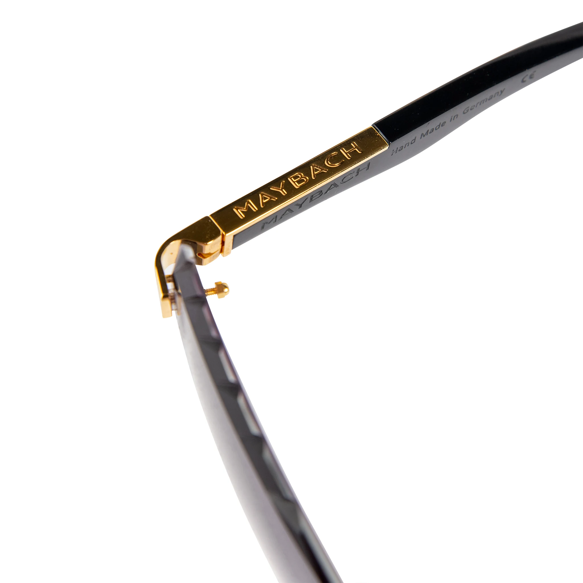 Maybach Eyewear The Artist III P WCW Z25 Custom Black Grey Diamond Cut Sunglasses - Luxury Polarized UV Protection for Driving & Outdoor Activities