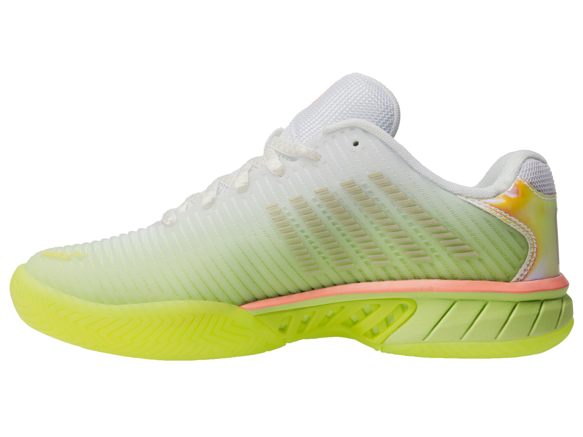 Hypercourt Express 2 Lucky in Love Women's Tennis Shoes - White/Lemon Frost/Beige | Lightweight Cushioned Court Sneakers for Women | Perfect for Tennis, Gym Workouts & Casual Wear