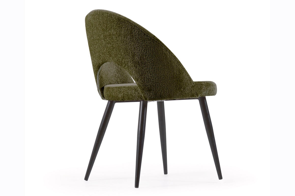Como Mauai Chair - Soft Chenille Fabric Accent Chair for Living Room, Bedroom, or Office - Comfortable Modern Lounge Seating for Relaxing and Reading