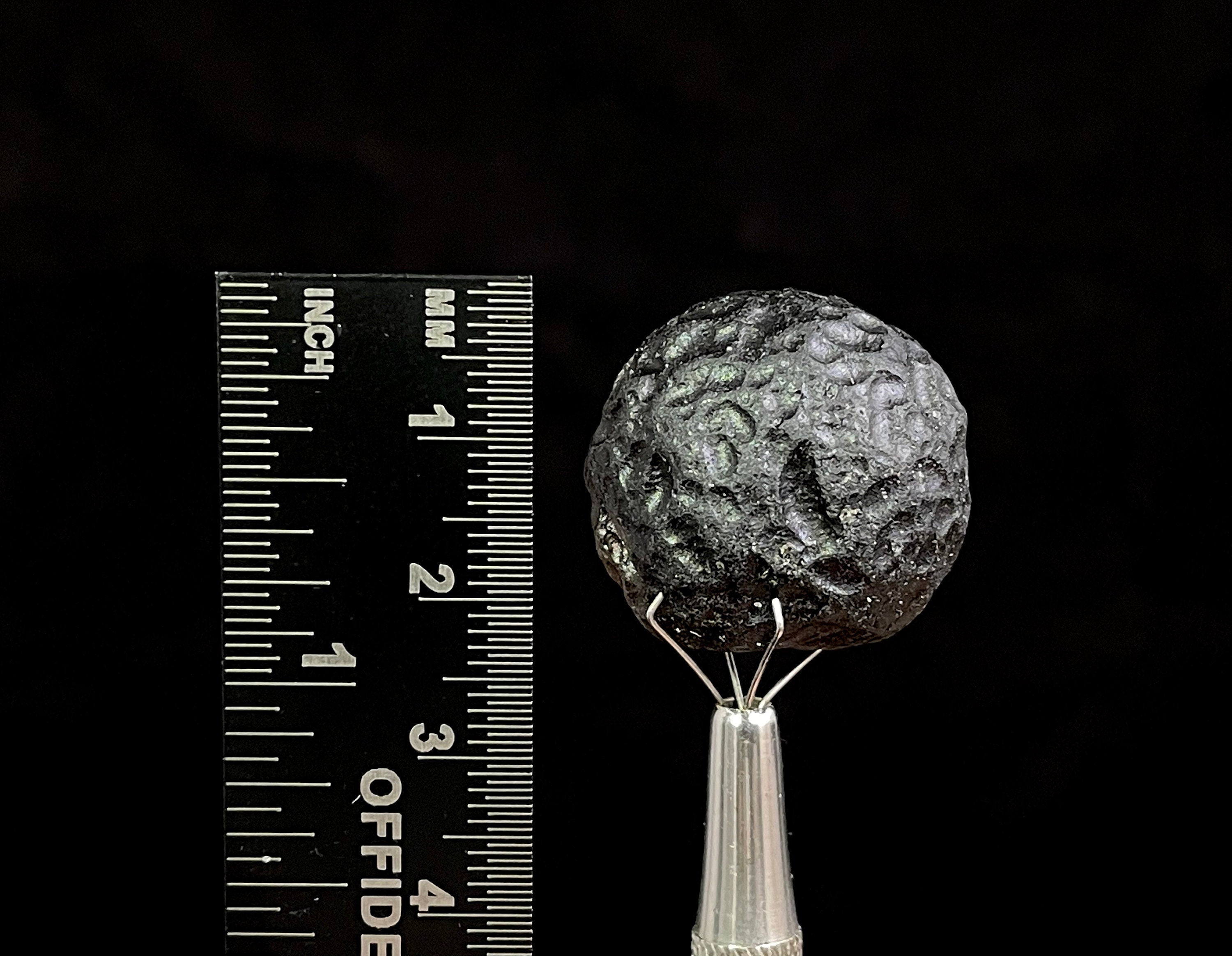 COLOMBIANITE Raw Crystal - High Grade Obsidian & Tektite | Metaphysical Healing Stones for Meditation, Energy Work & Spiritual Growth (45632)