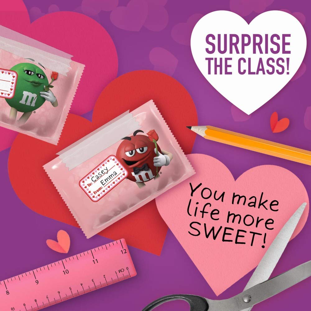 M&M'S Milk Chocolate Fun Size Valentine's Day Candy - 12.13 oz Bag for Gifts, Parties & Sweet Treats