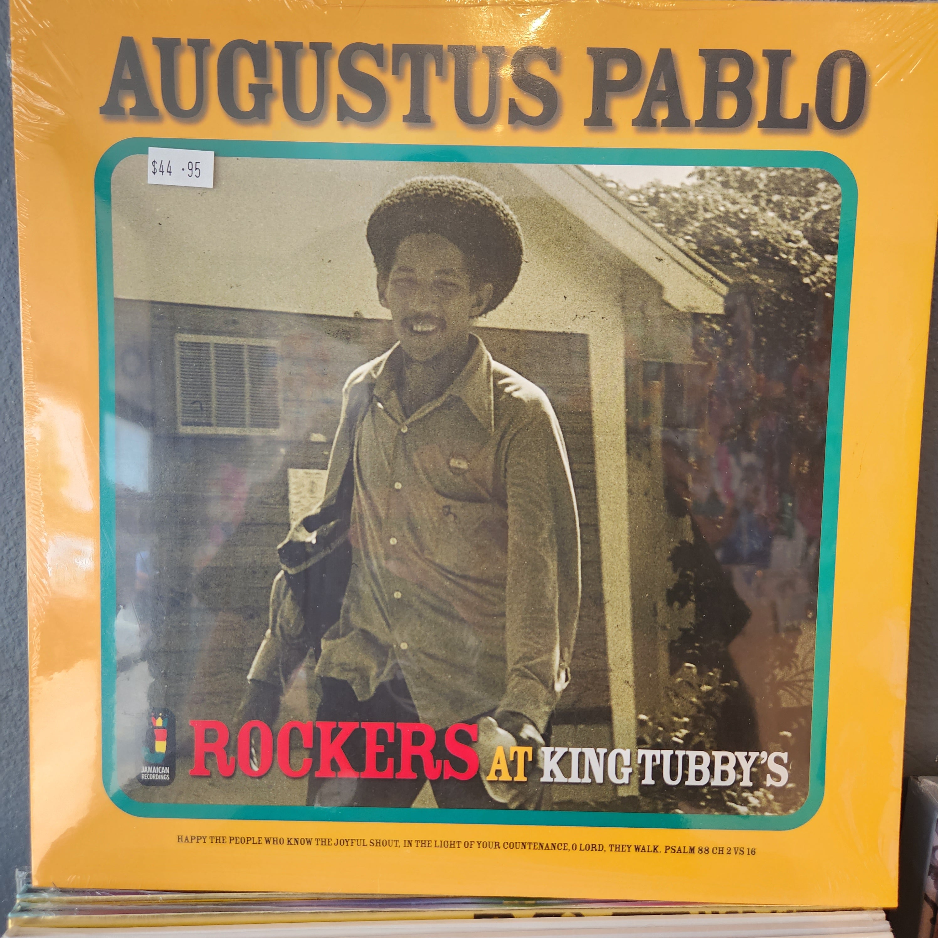 Augustus Pablo Rockers At King Tubby's Vinyl LP Record - Classic Reggae Dub Music for Collectors & Music Lovers - Perfect for Home Listening, DJ Sets & Reggae Parties